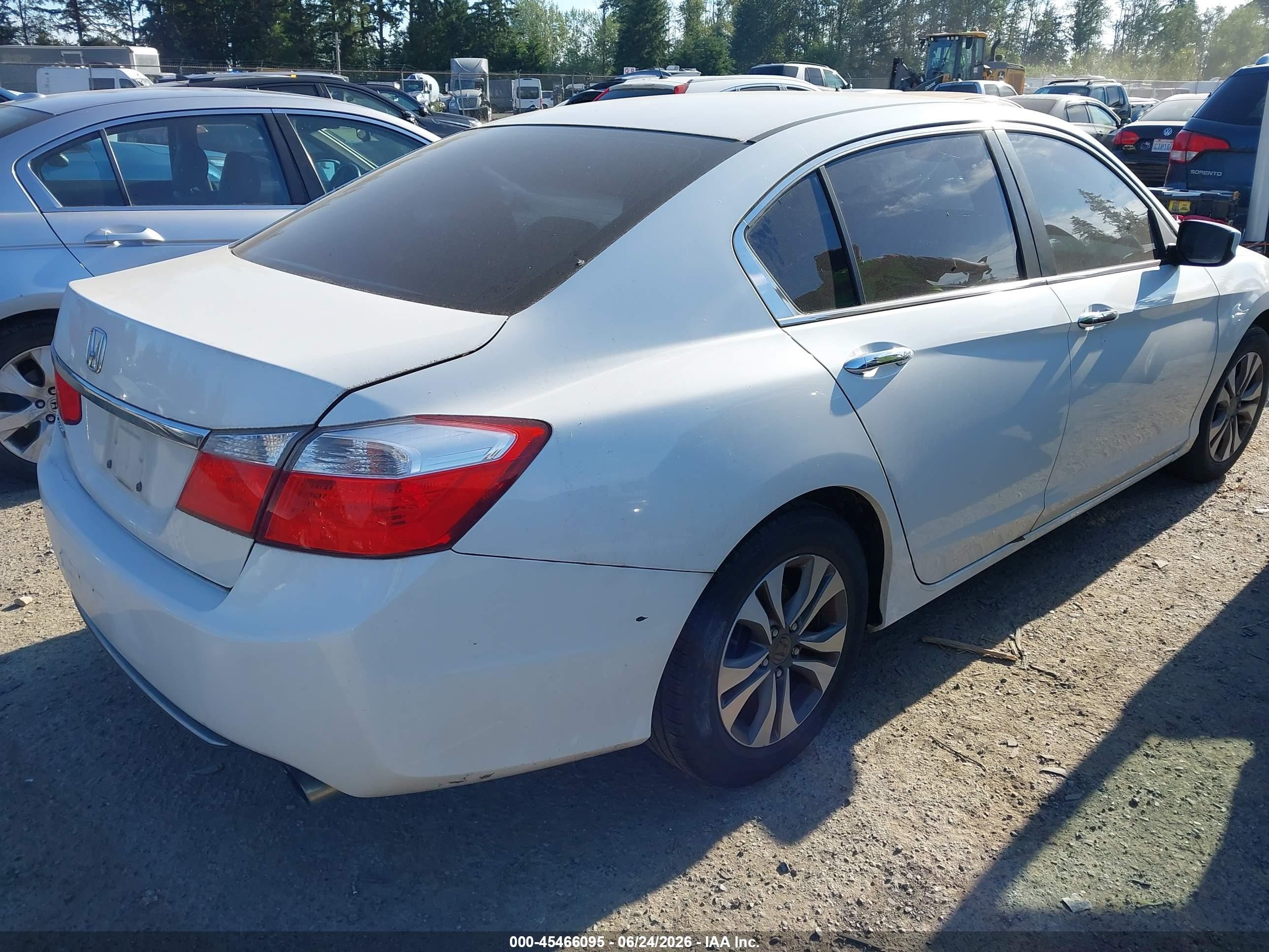 2013 Honda Accord Lx Белый vin: 1HGCR2F37DA088188