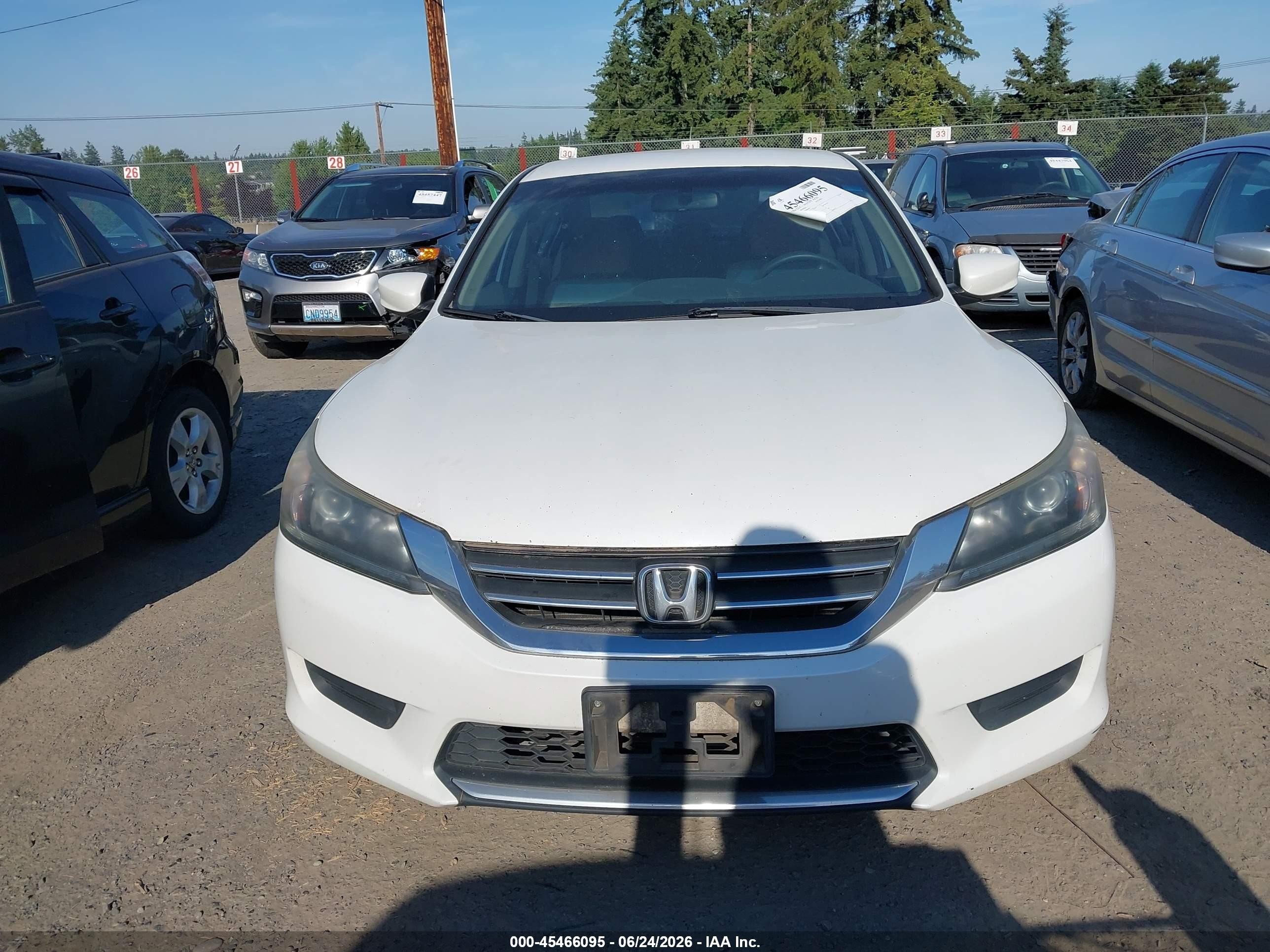 2013 Honda Accord Lx Белый vin: 1HGCR2F37DA088188