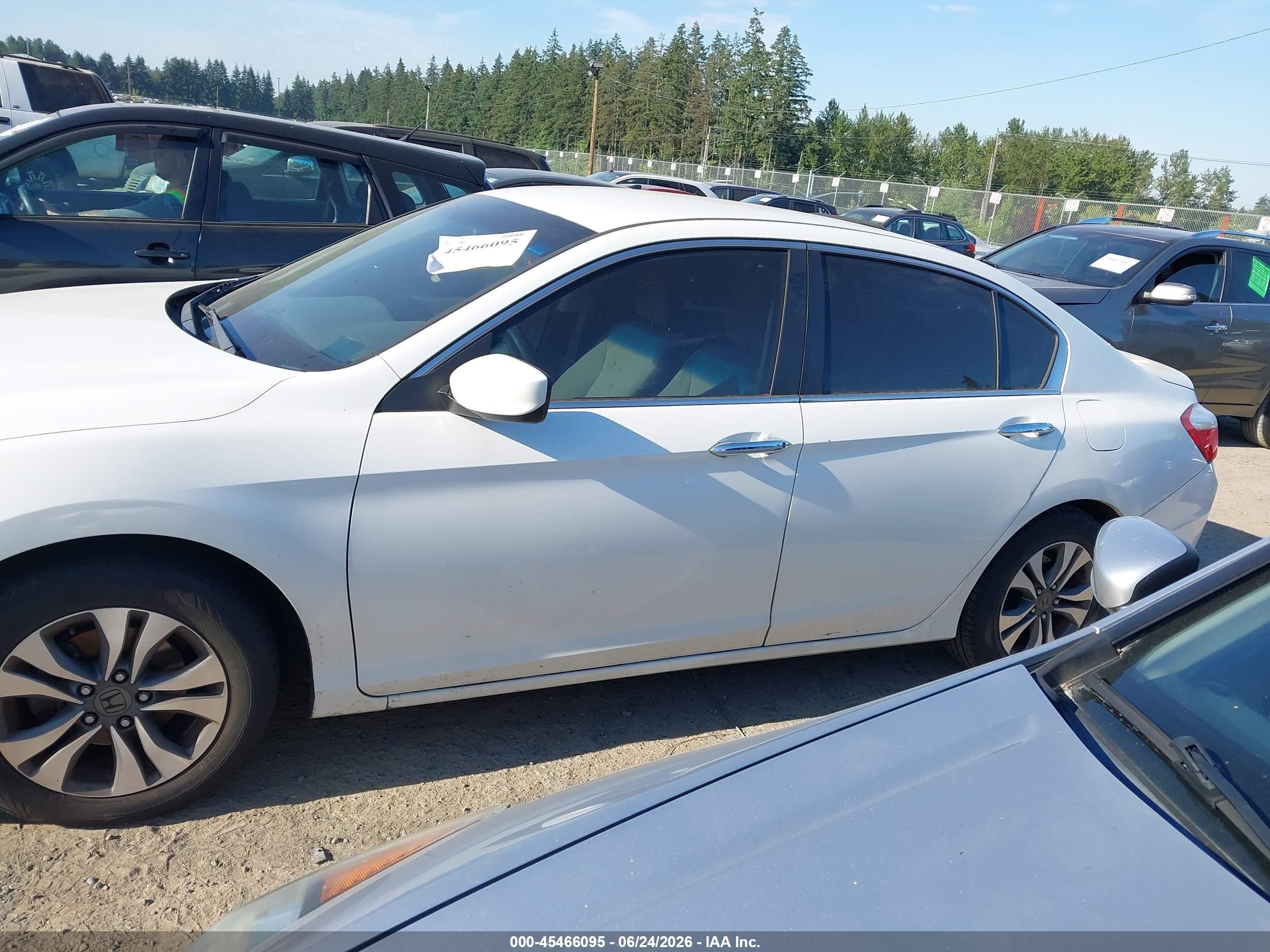 2013 Honda Accord Lx Белый vin: 1HGCR2F37DA088188