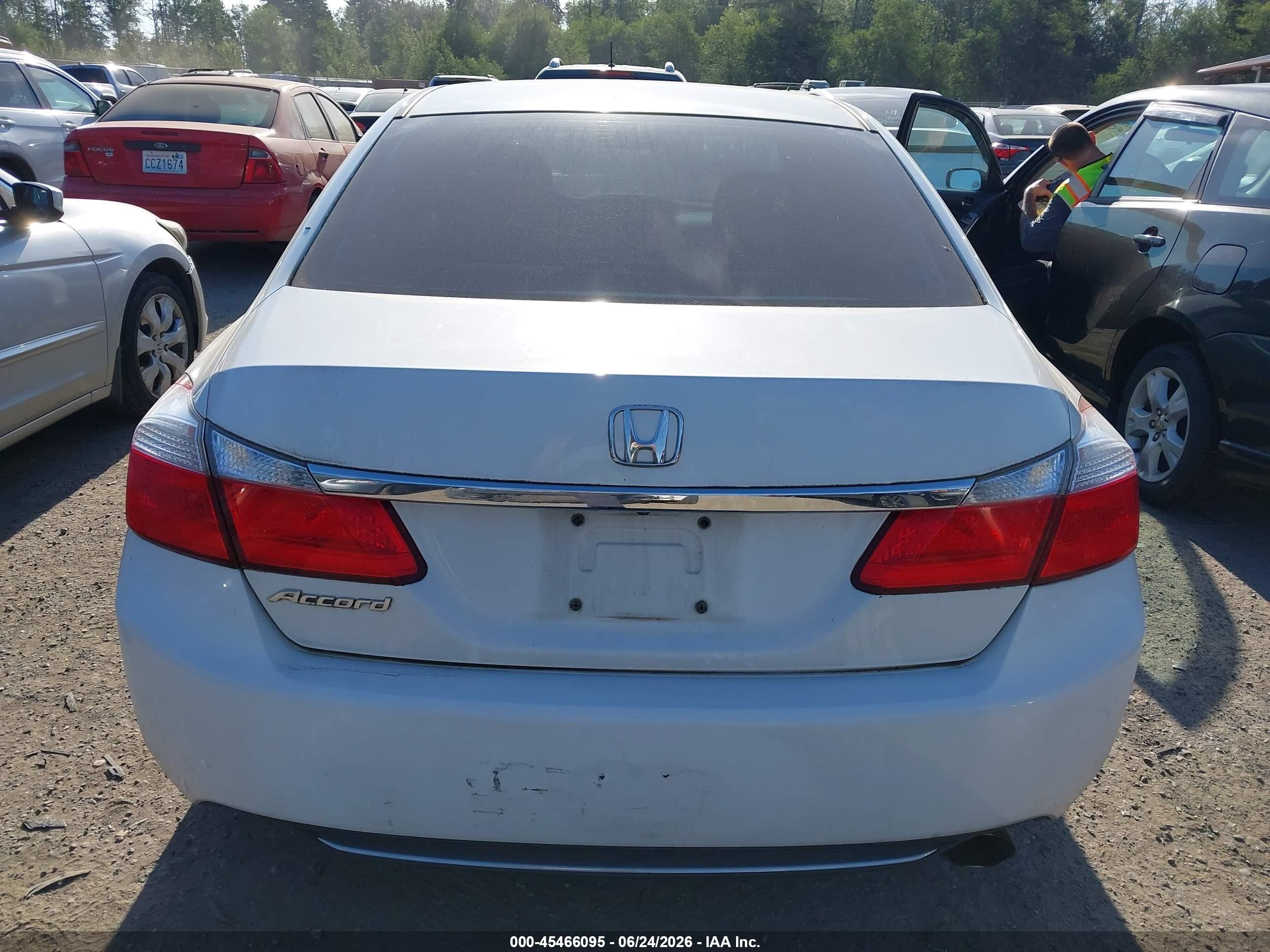 2013 Honda Accord Lx Белый vin: 1HGCR2F37DA088188