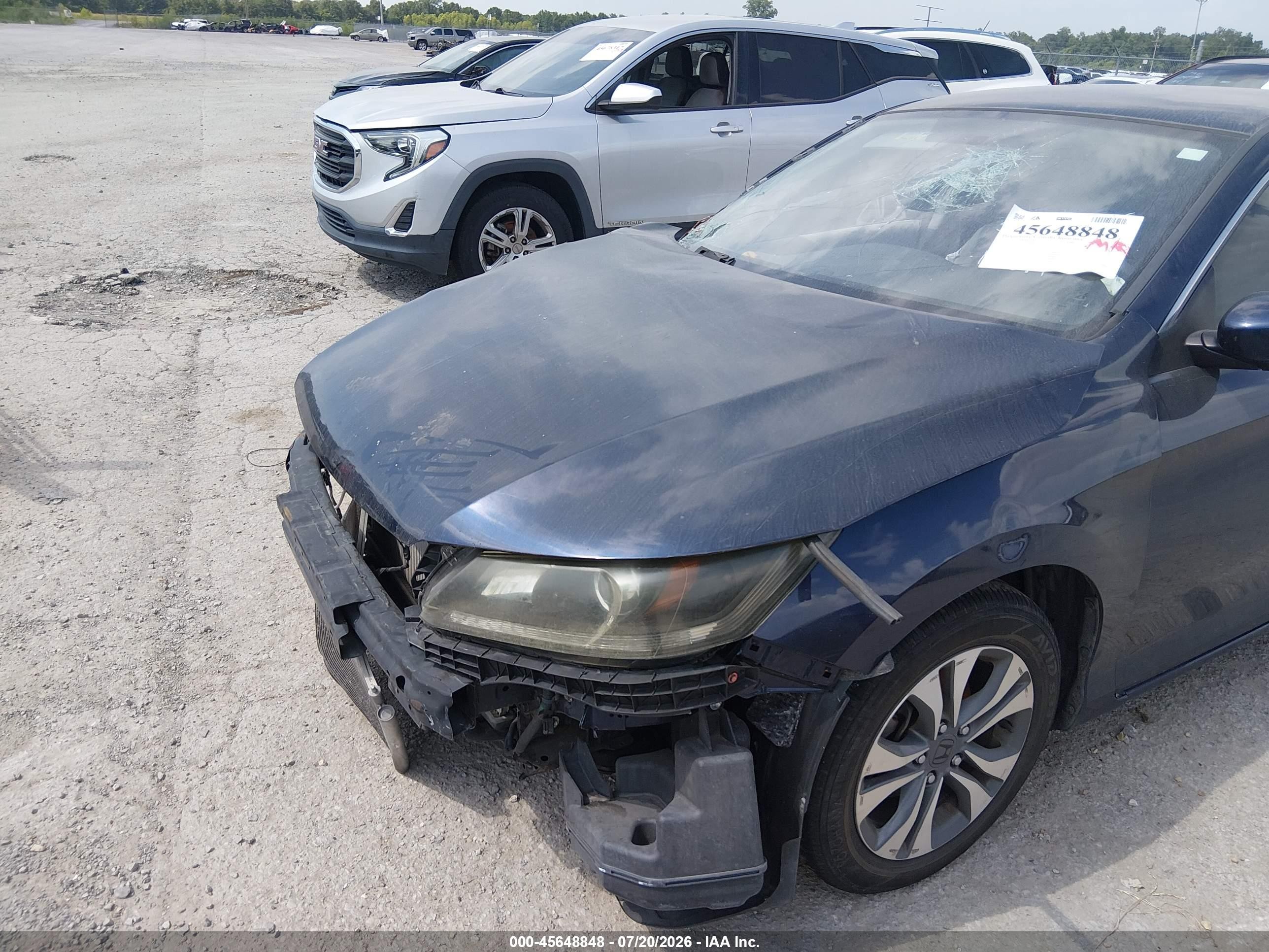 2013 Honda Accord Lx Синий vin: 1HGCR2F37DA118841
