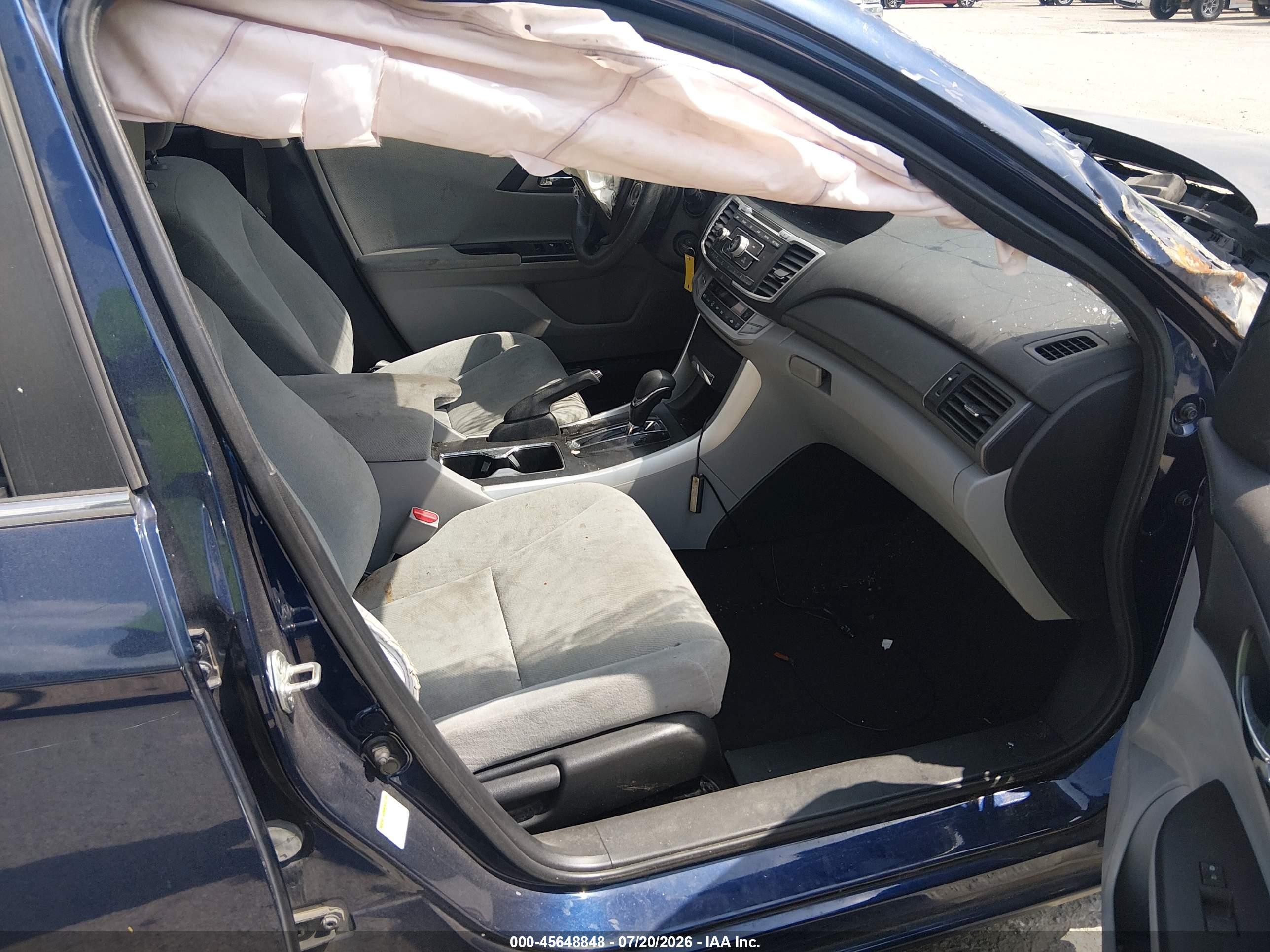 2013 Honda Accord Lx Синий vin: 1HGCR2F37DA118841