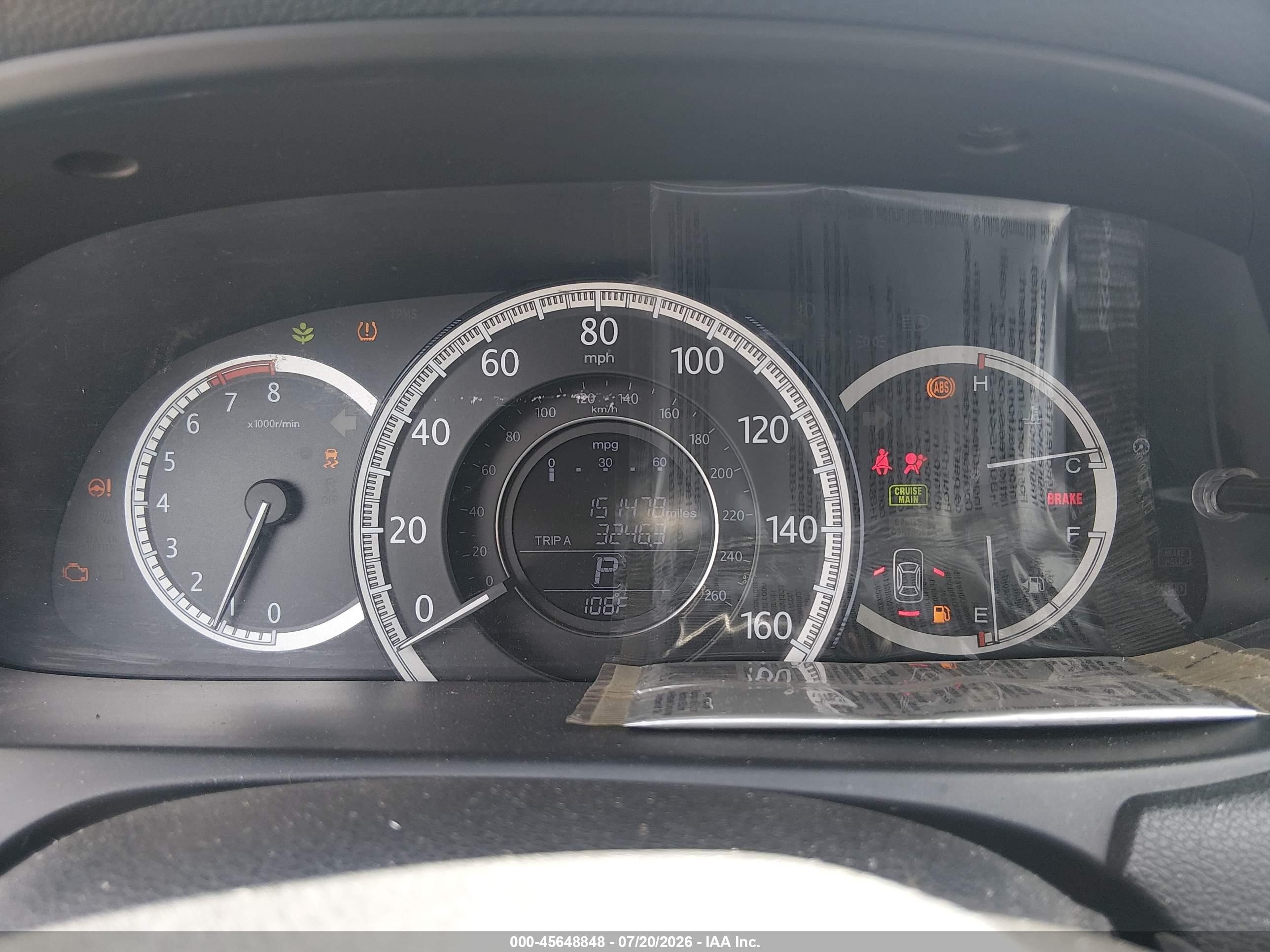 2013 Honda Accord Lx Синий vin: 1HGCR2F37DA118841
