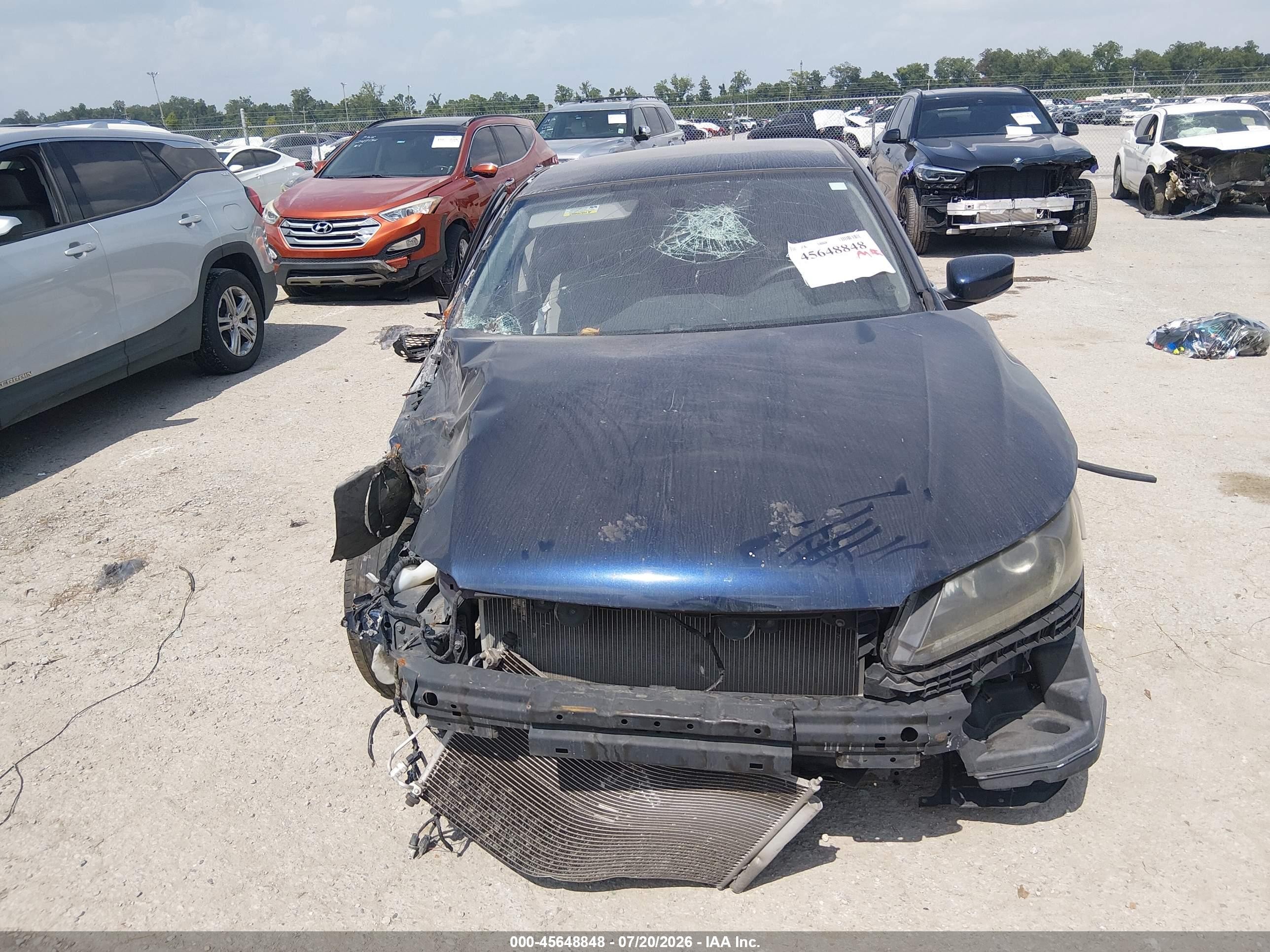 2013 Honda Accord Lx Синий vin: 1HGCR2F37DA118841