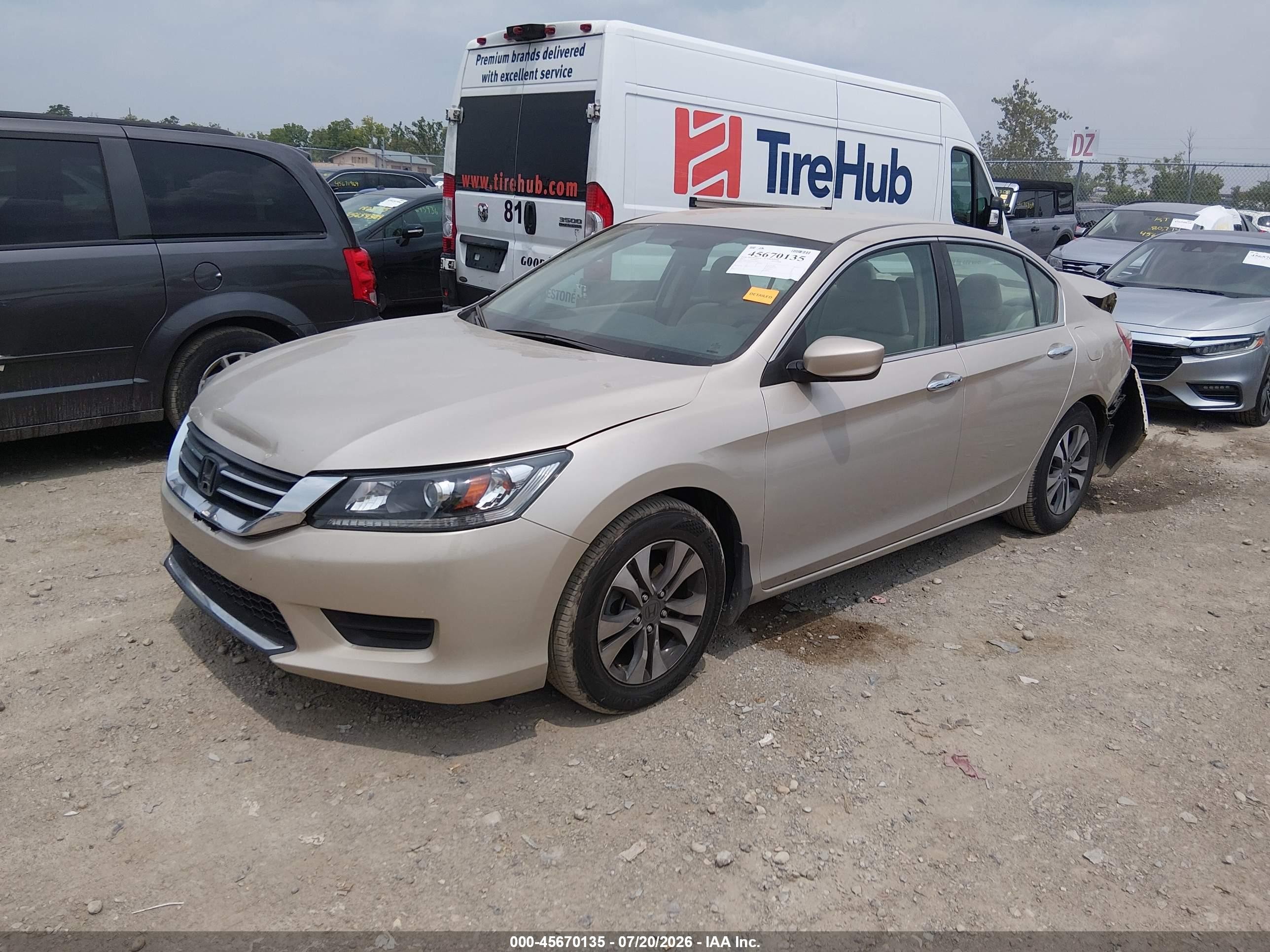 2013 Honda Accord Lx Gold vin: 1HGCR2F37DA132447