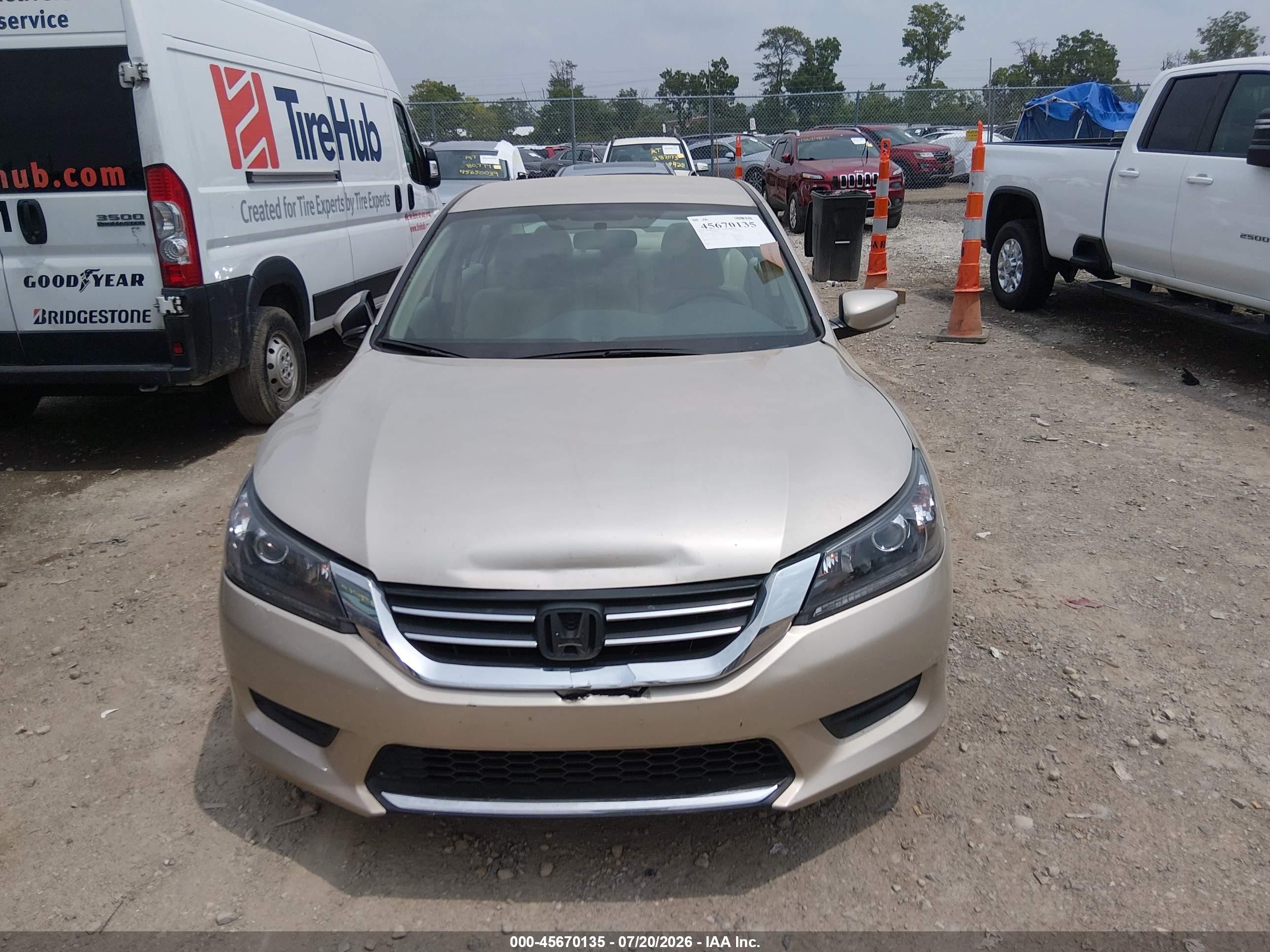 2013 Honda Accord Lx Gold vin: 1HGCR2F37DA132447