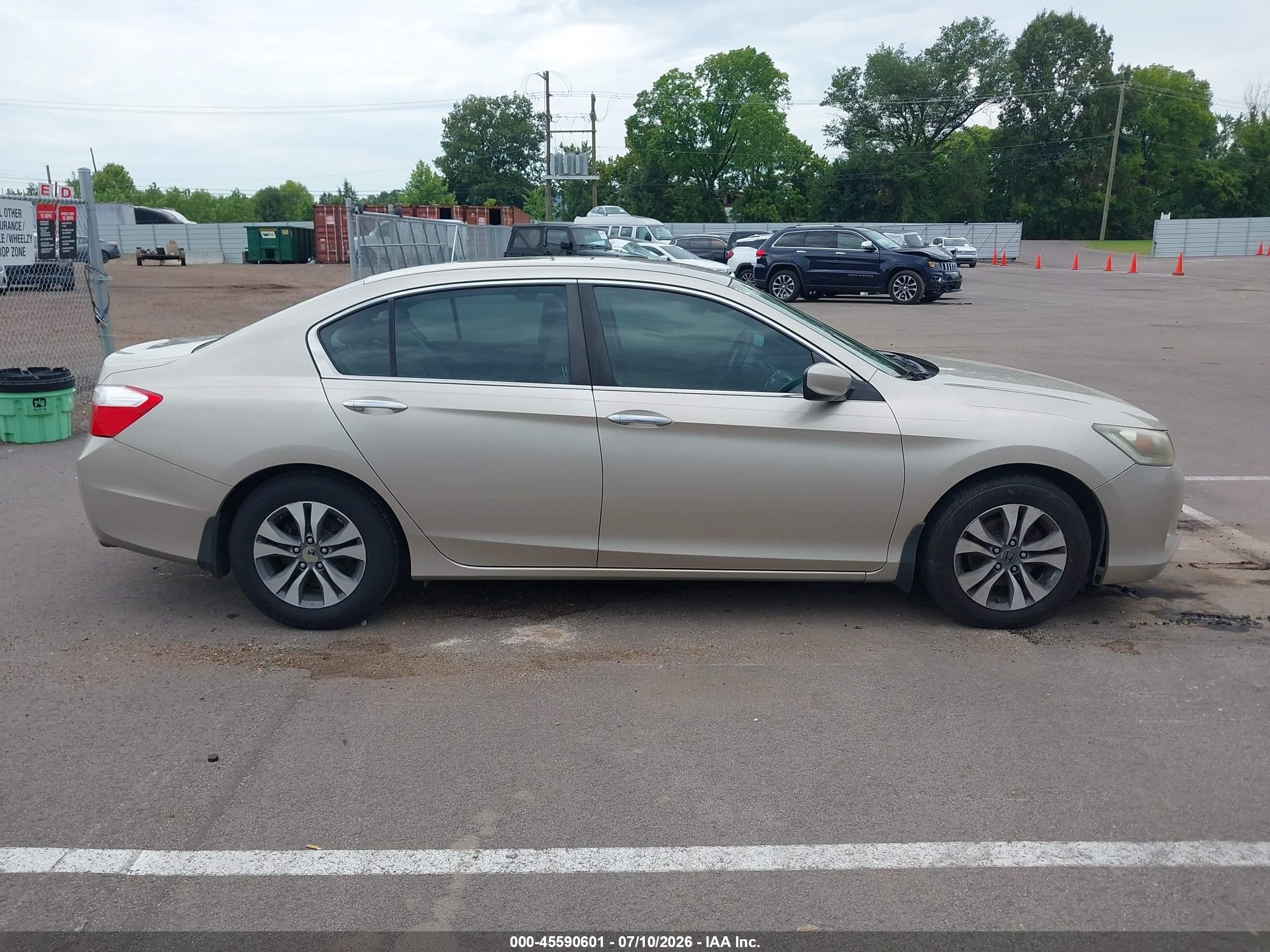 2013 Honda Accord Lx Tan vin: 1HGCR2F37DA146865