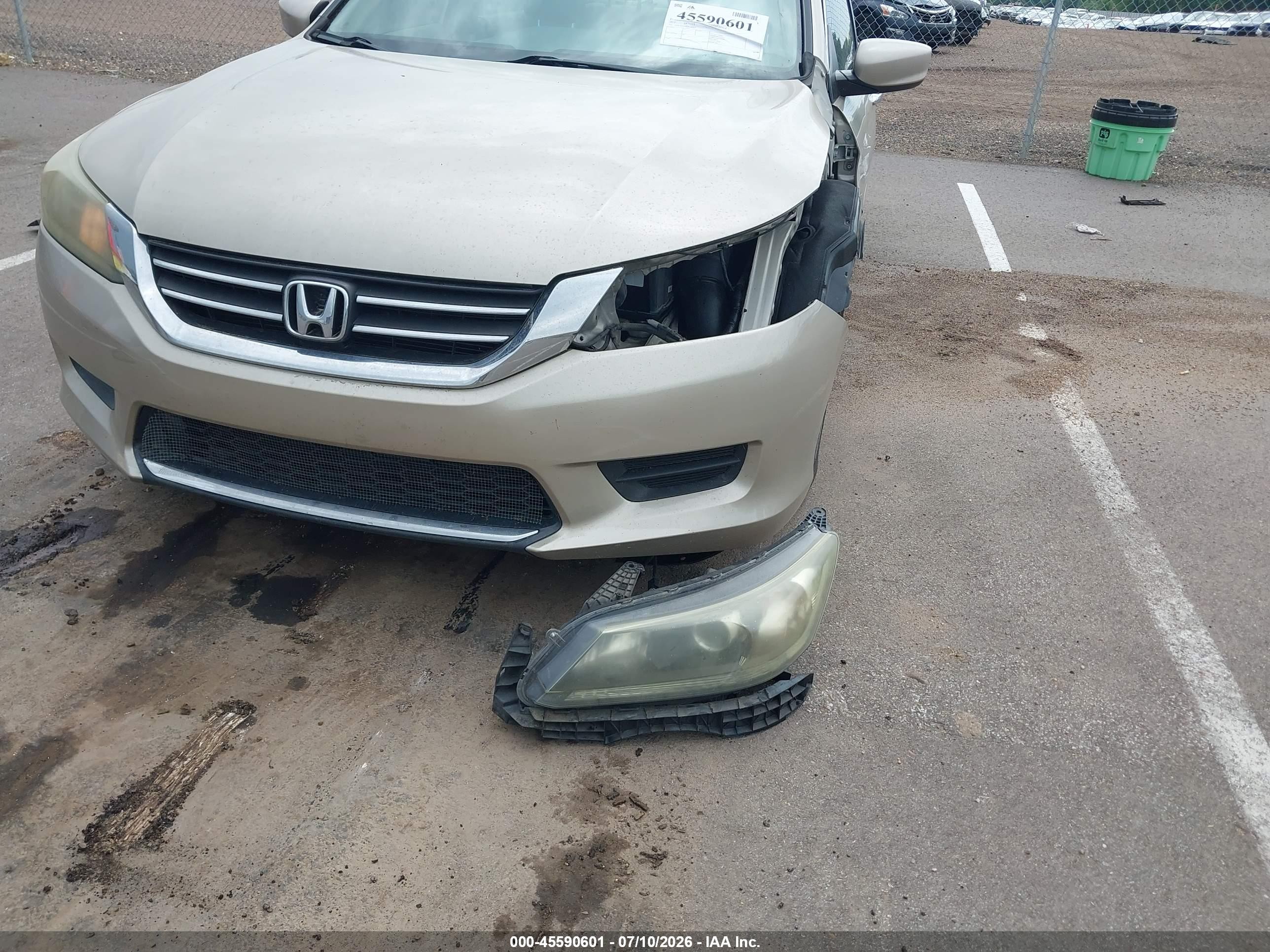 2013 Honda Accord Lx Tan vin: 1HGCR2F37DA146865