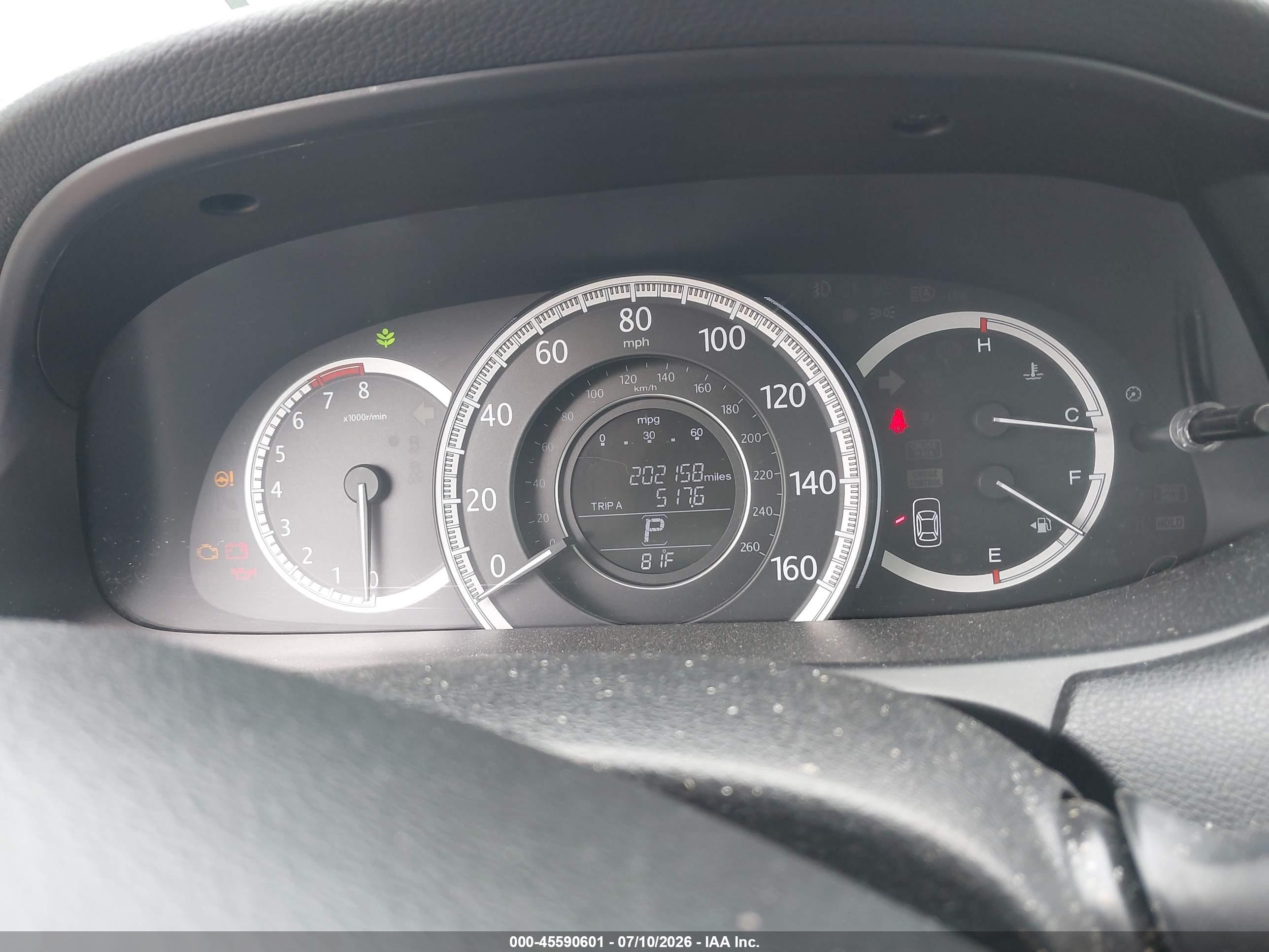 2013 Honda Accord Lx Tan vin: 1HGCR2F37DA146865