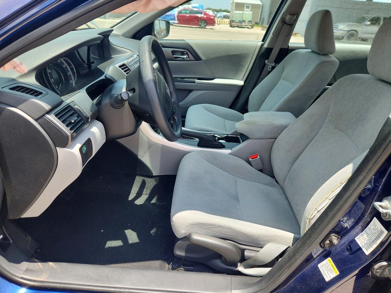 2013 Honda Accord Lx Blue vin: 1HGCR2F37DA151676