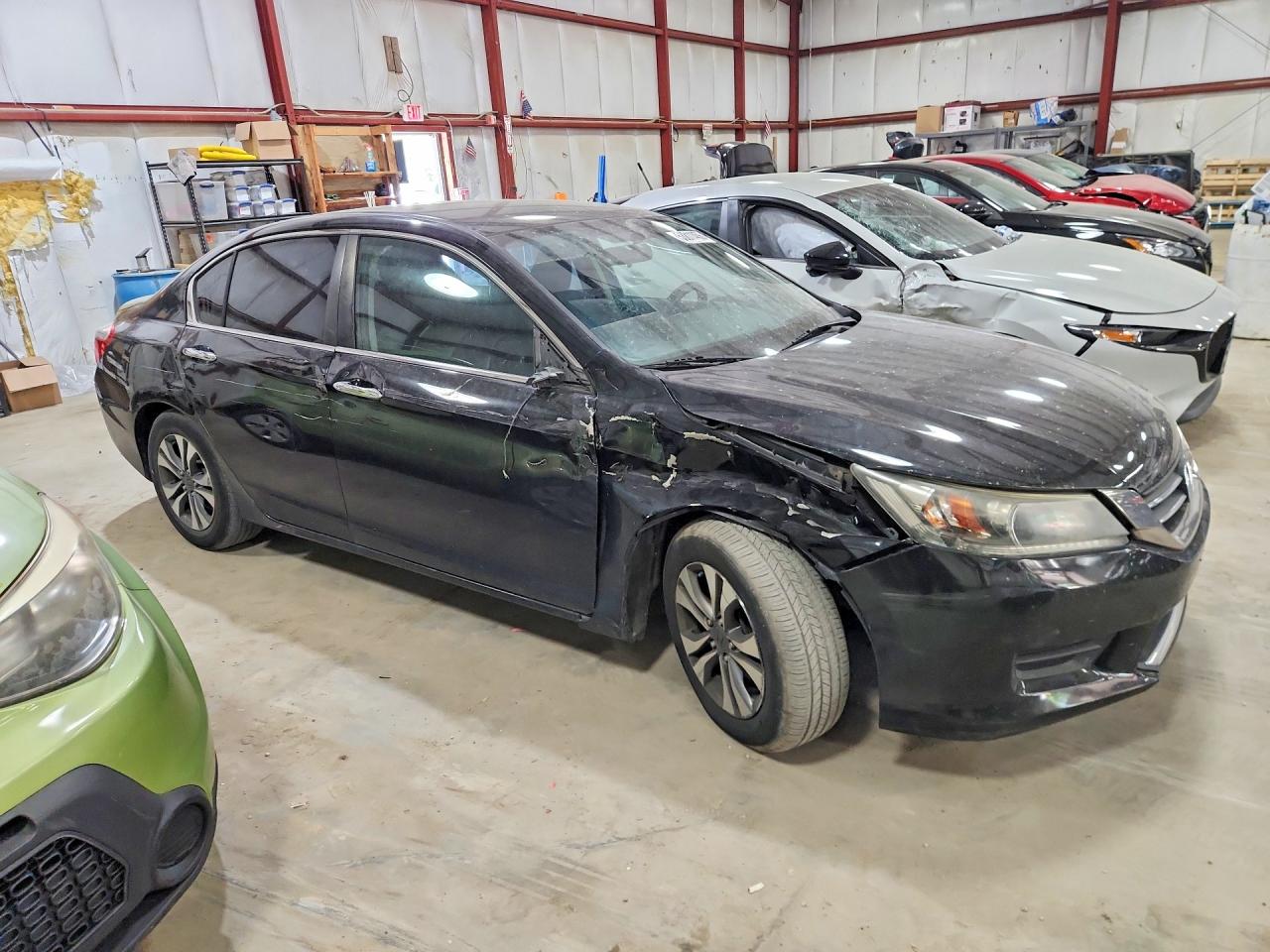 2013 Honda Accord Lx Black vin: 1HGCR2F37DA182264