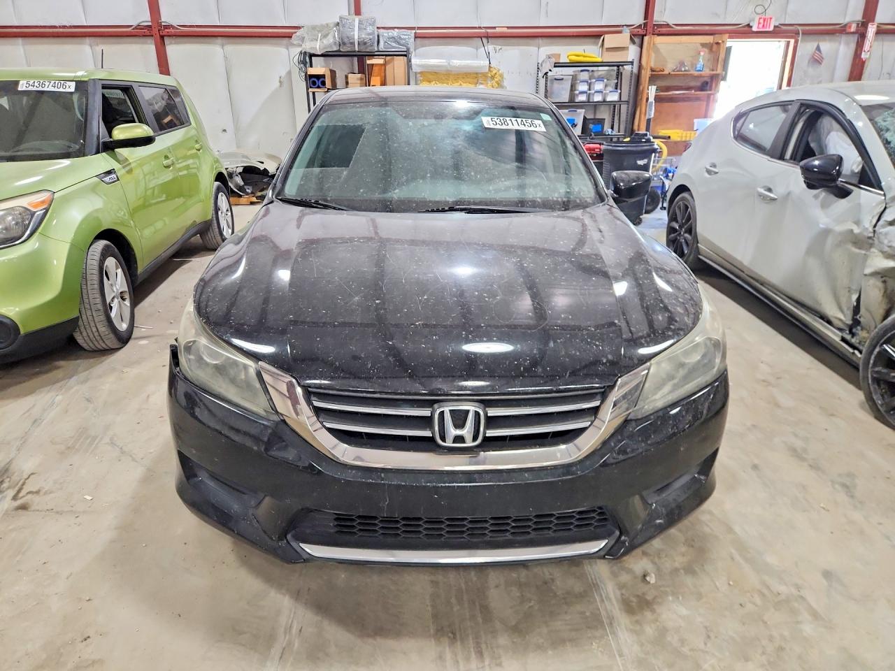 2013 Honda Accord Lx Black vin: 1HGCR2F37DA182264