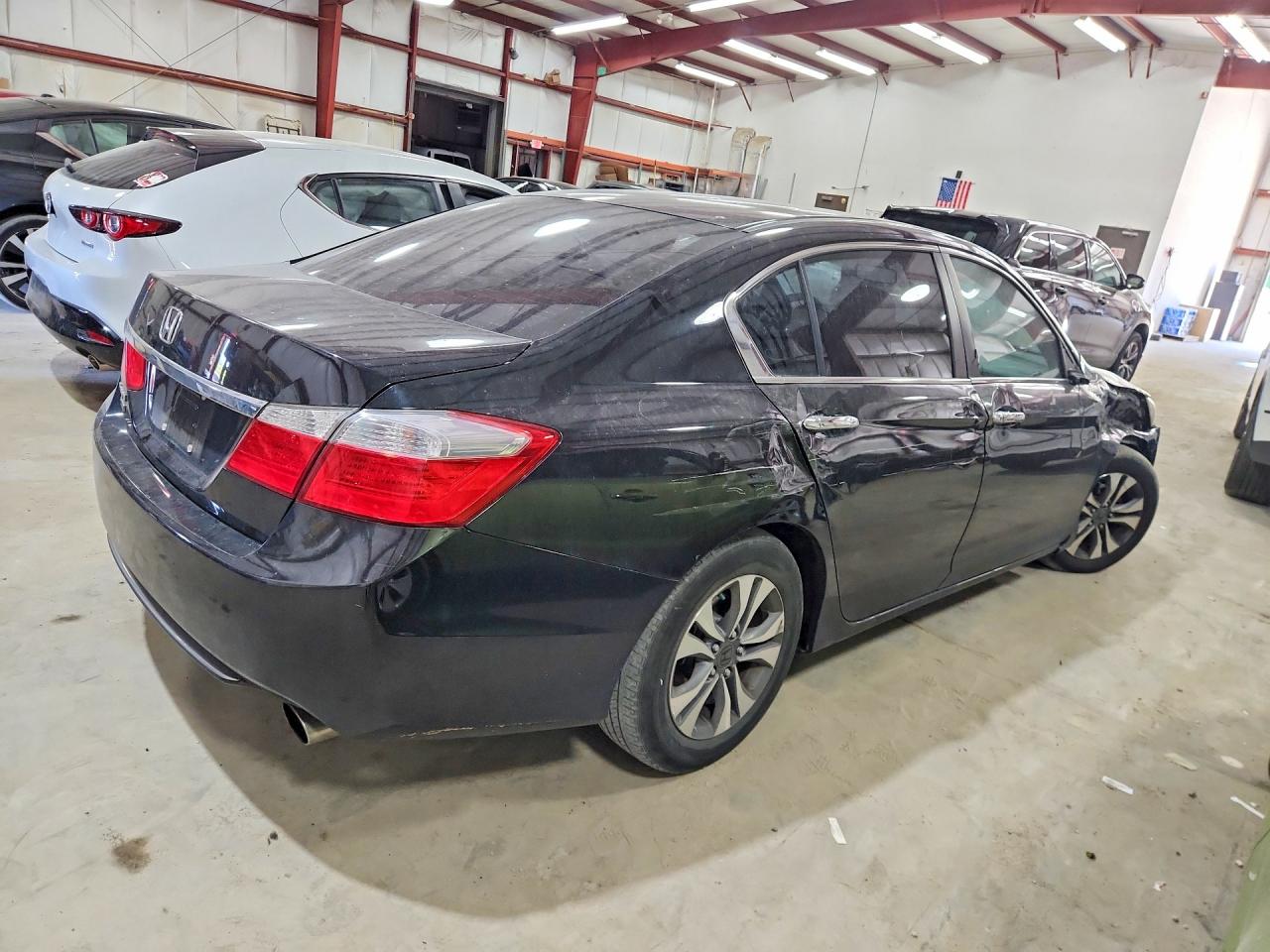 2013 Honda Accord Lx Black vin: 1HGCR2F37DA182264