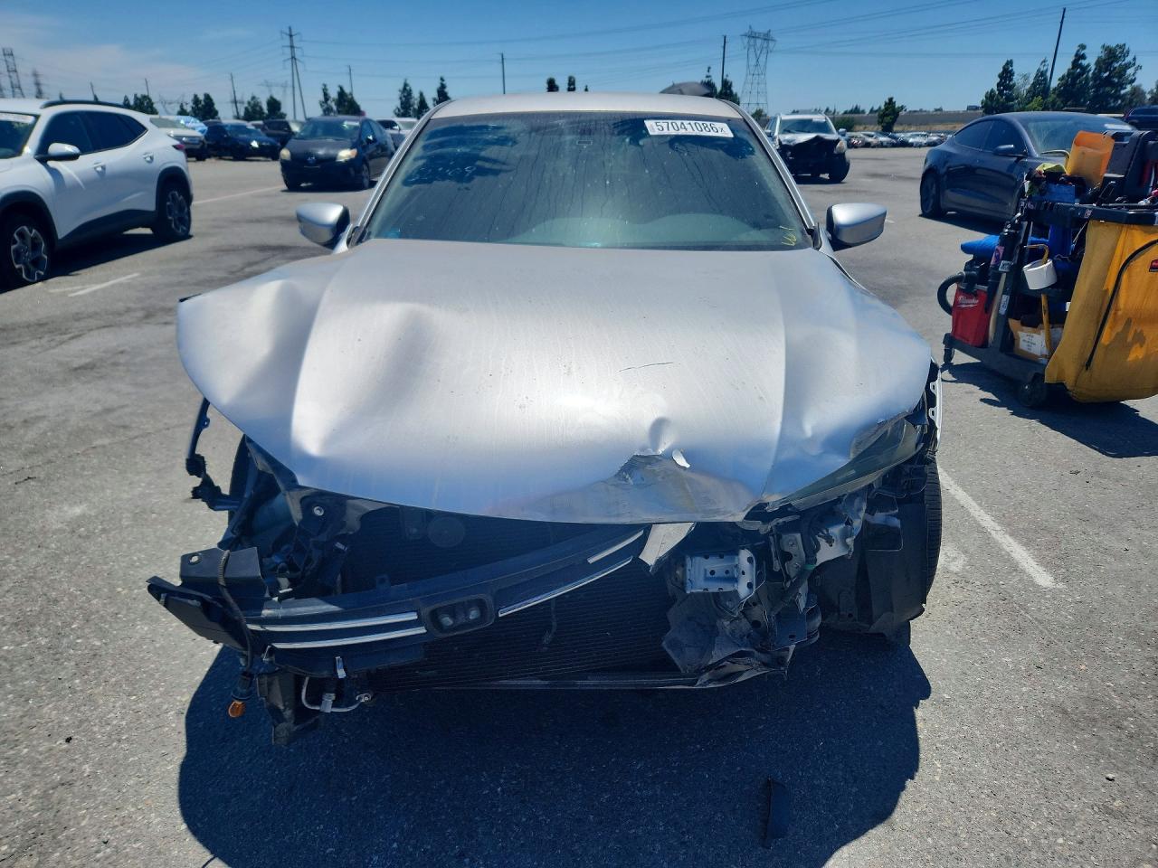 2013 Honda Accord Lx Серебряный vin: 1HGCR2F37DA191336