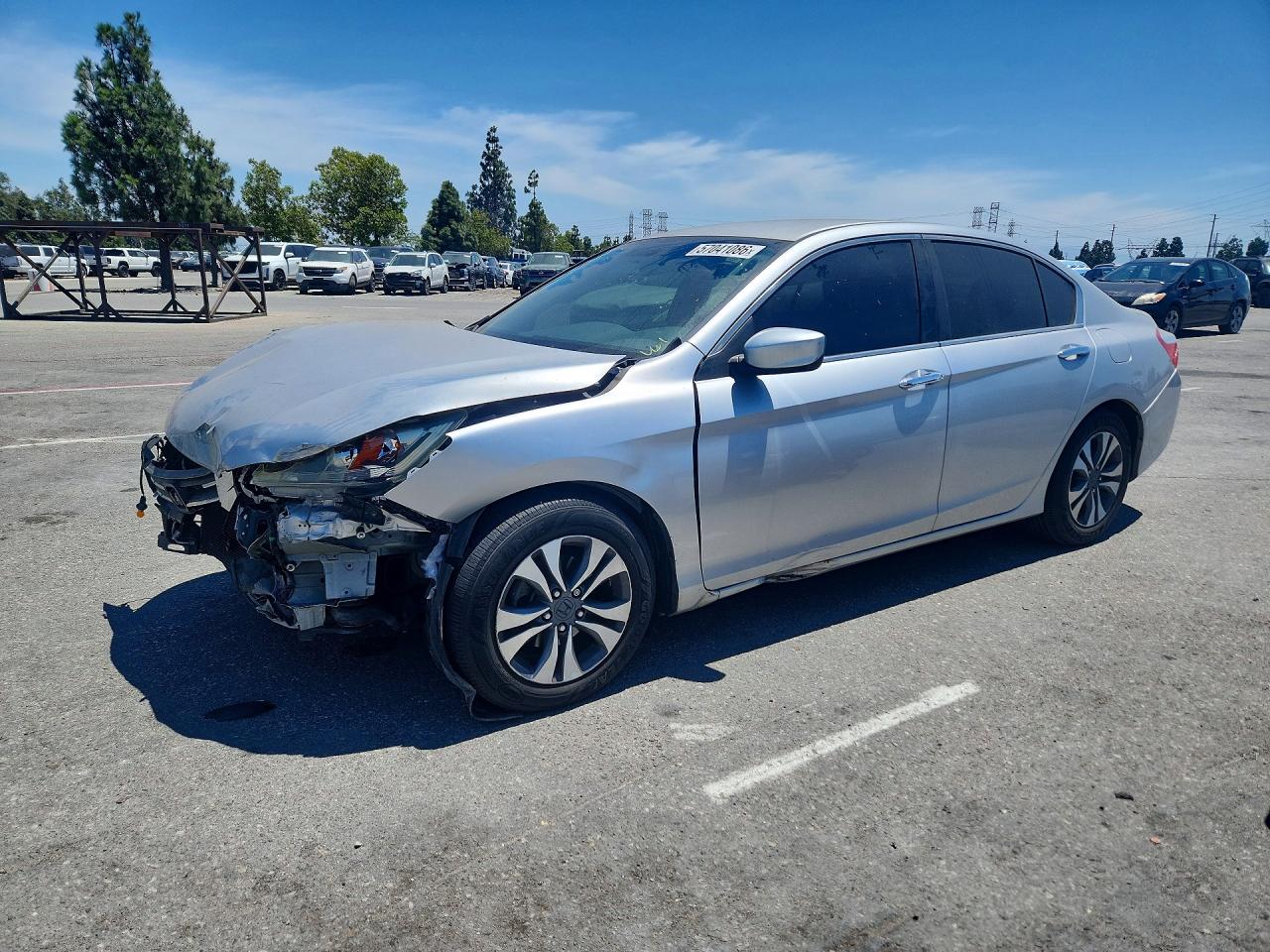 2013 Honda Accord Lx Серебряный vin: 1HGCR2F37DA191336