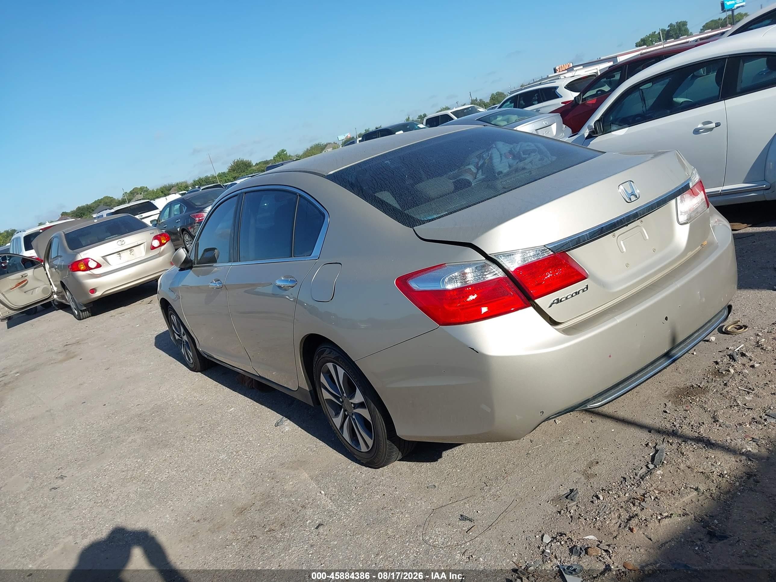 2013 Honda Accord Lx Золотой vin: 1HGCR2F37DA195693