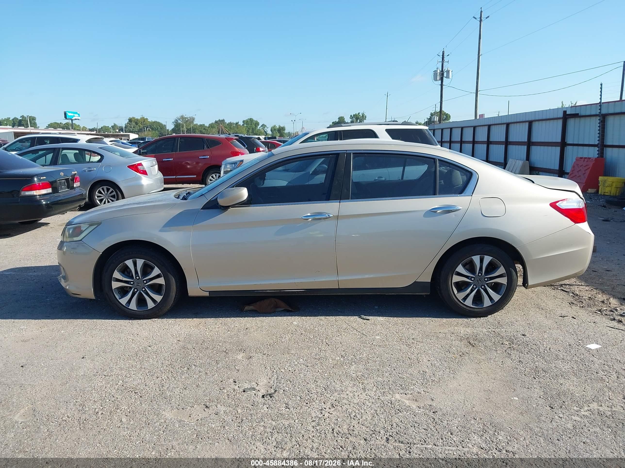 2013 Honda Accord Lx Золотой vin: 1HGCR2F37DA195693
