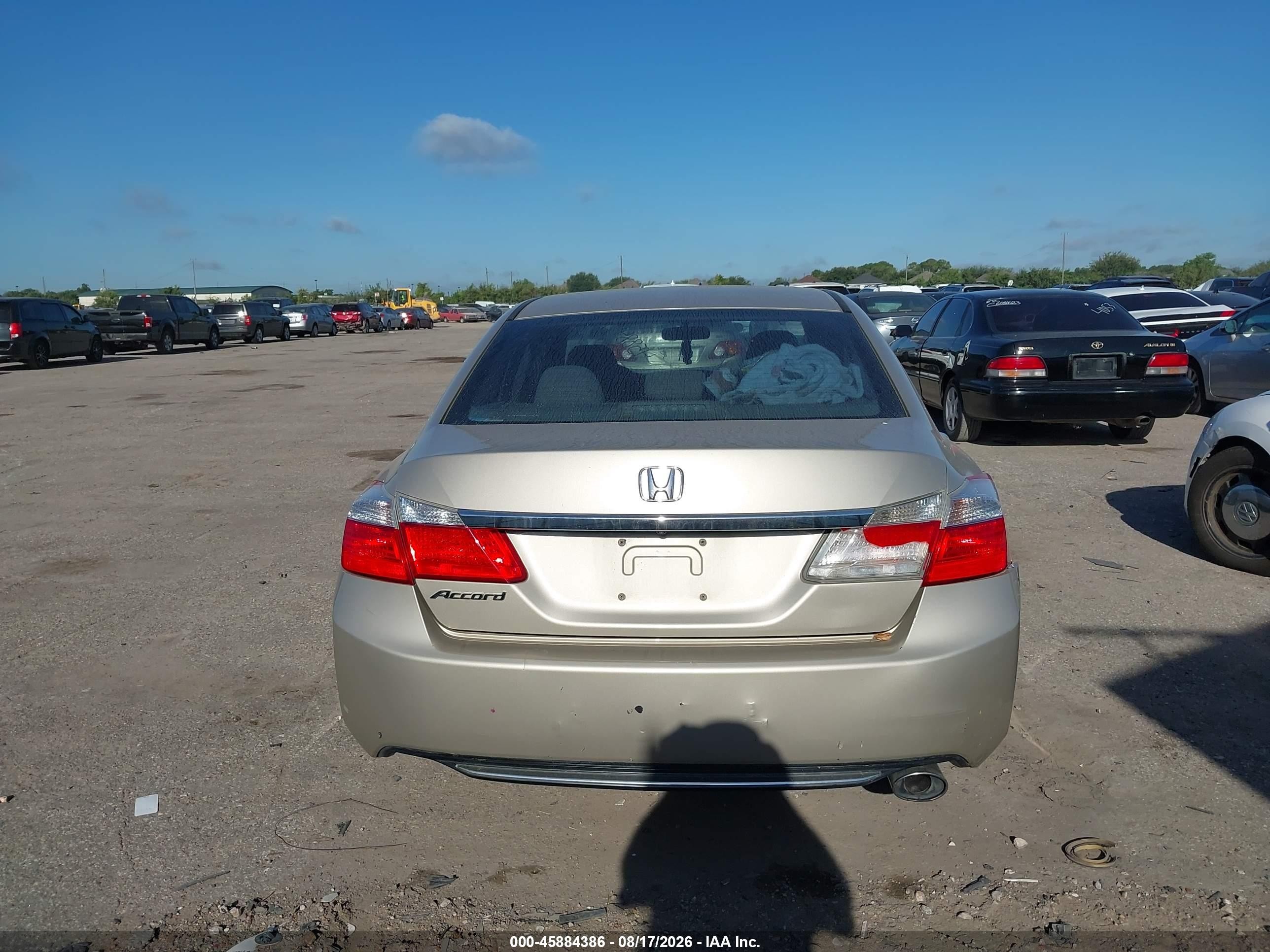 2013 Honda Accord Lx Золотой vin: 1HGCR2F37DA195693