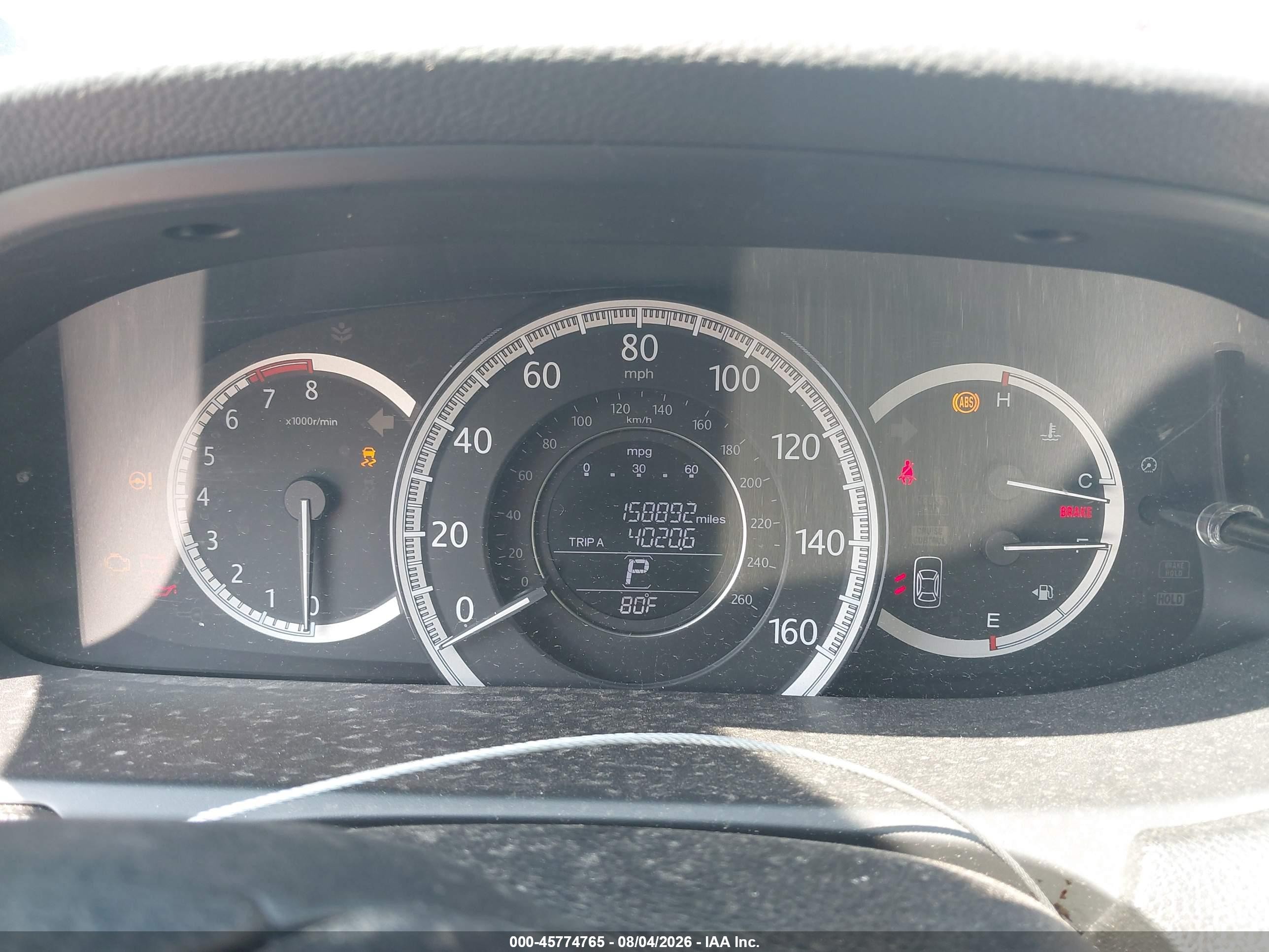 2013 Honda Accord Lx Silver vin: 1HGCR2F37DA195919