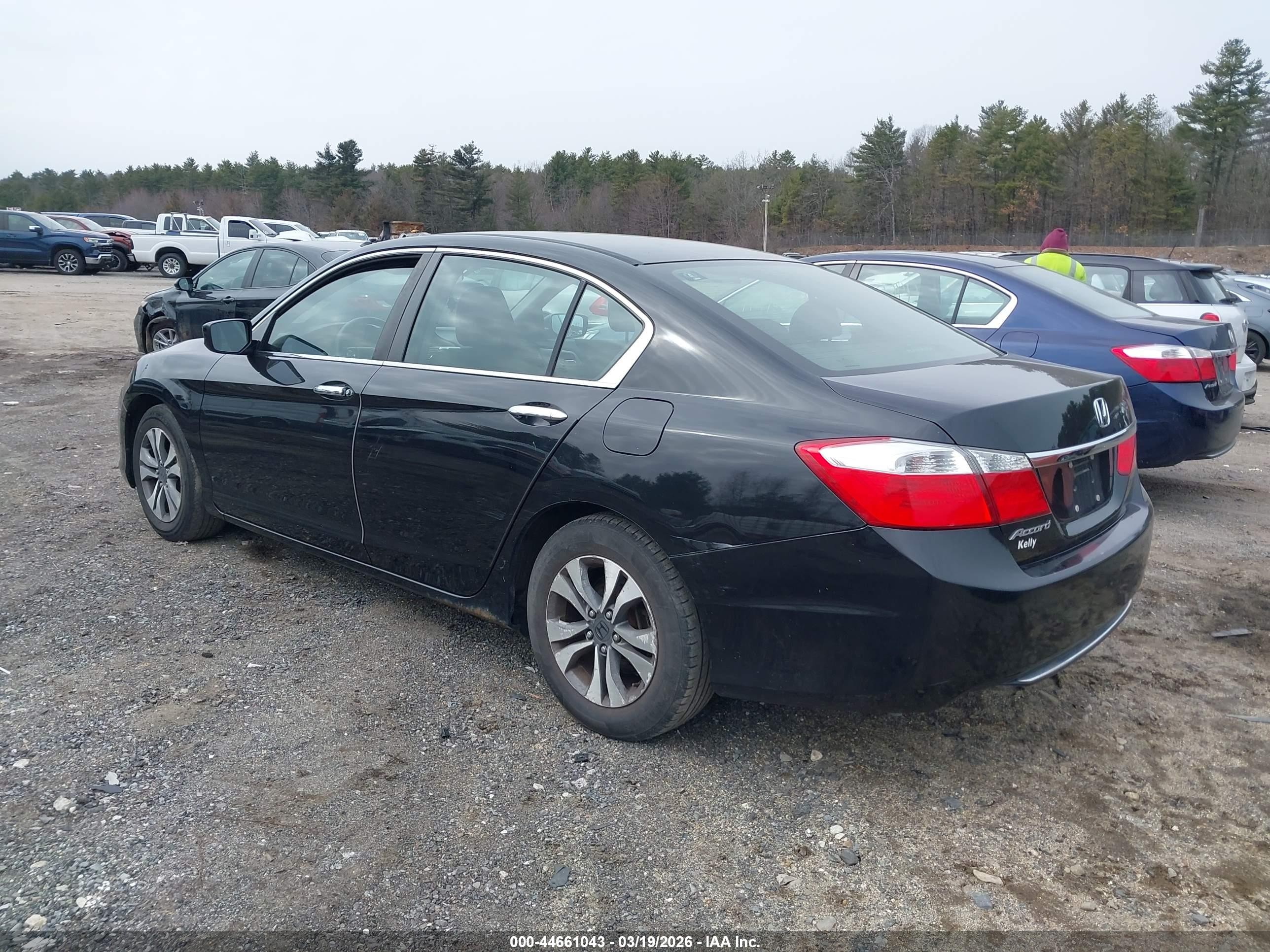 2013 Honda Accord Lx Черный vin: 1HGCR2F37DA198948