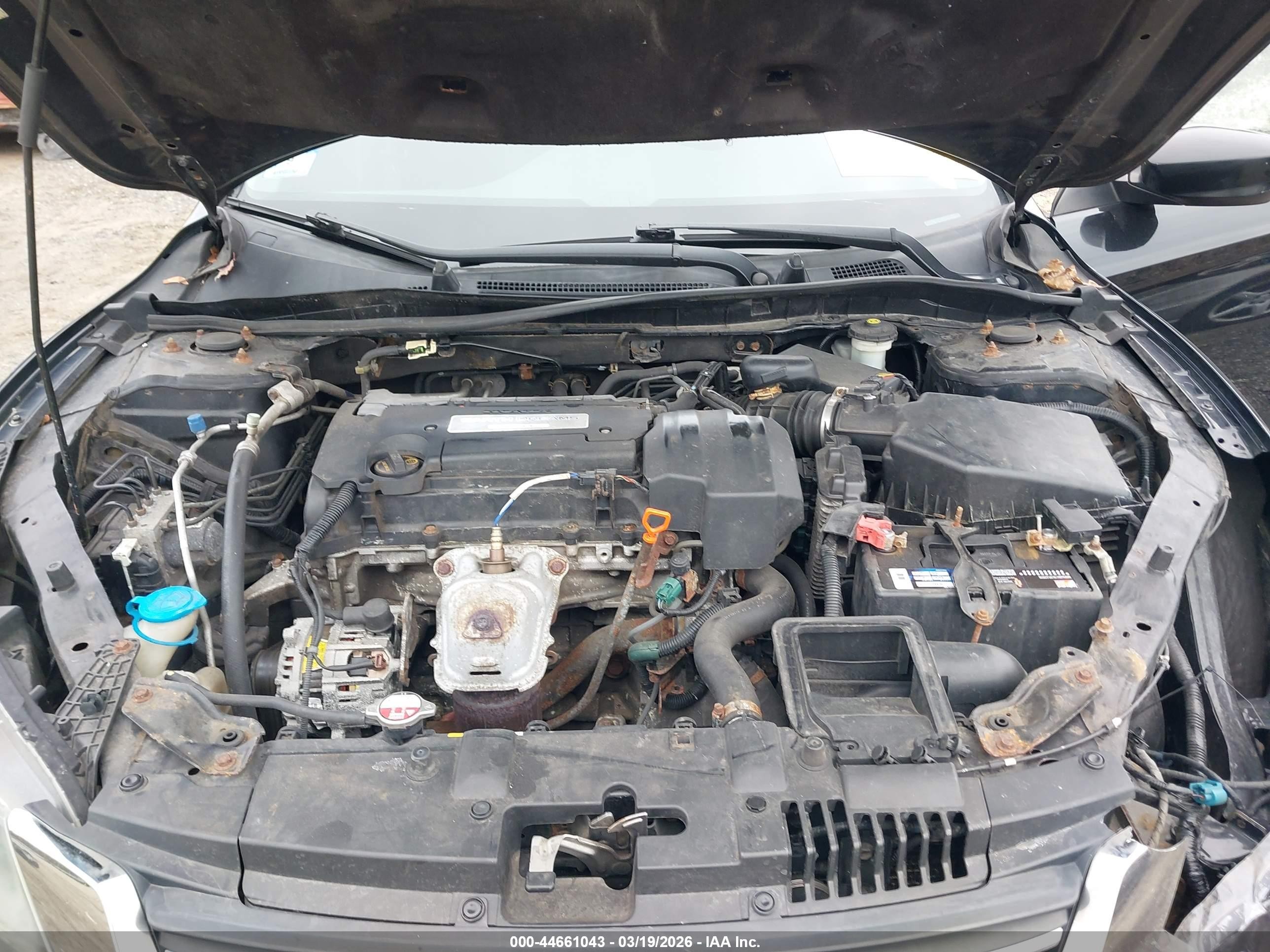 2013 Honda Accord Lx Черный vin: 1HGCR2F37DA198948