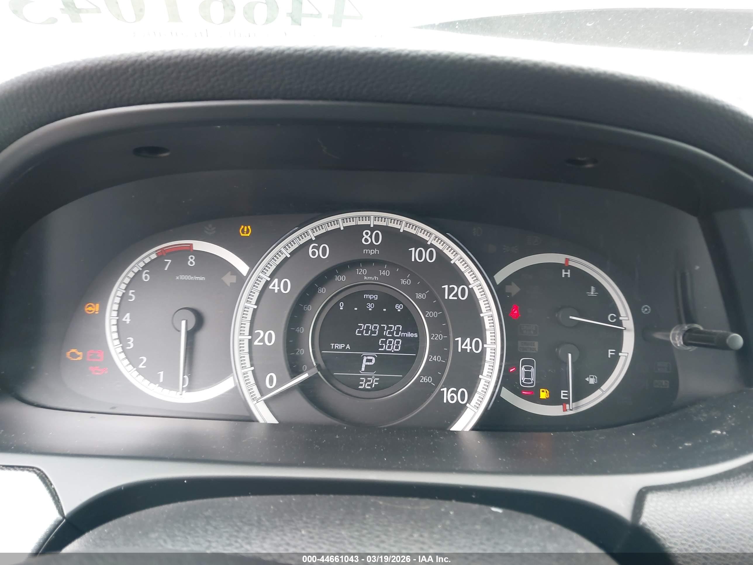 2013 Honda Accord Lx Черный vin: 1HGCR2F37DA198948
