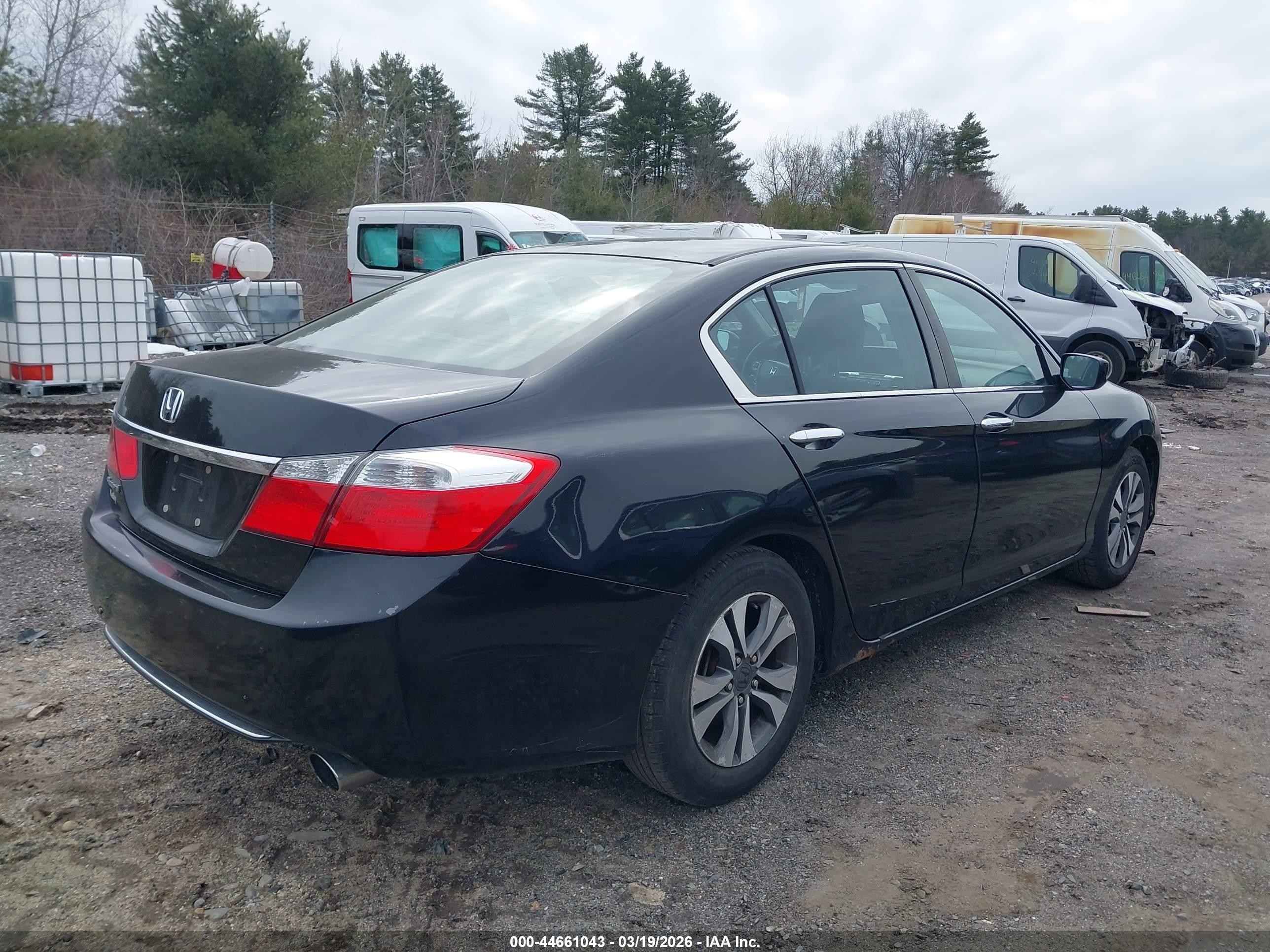 2013 Honda Accord Lx Черный vin: 1HGCR2F37DA198948