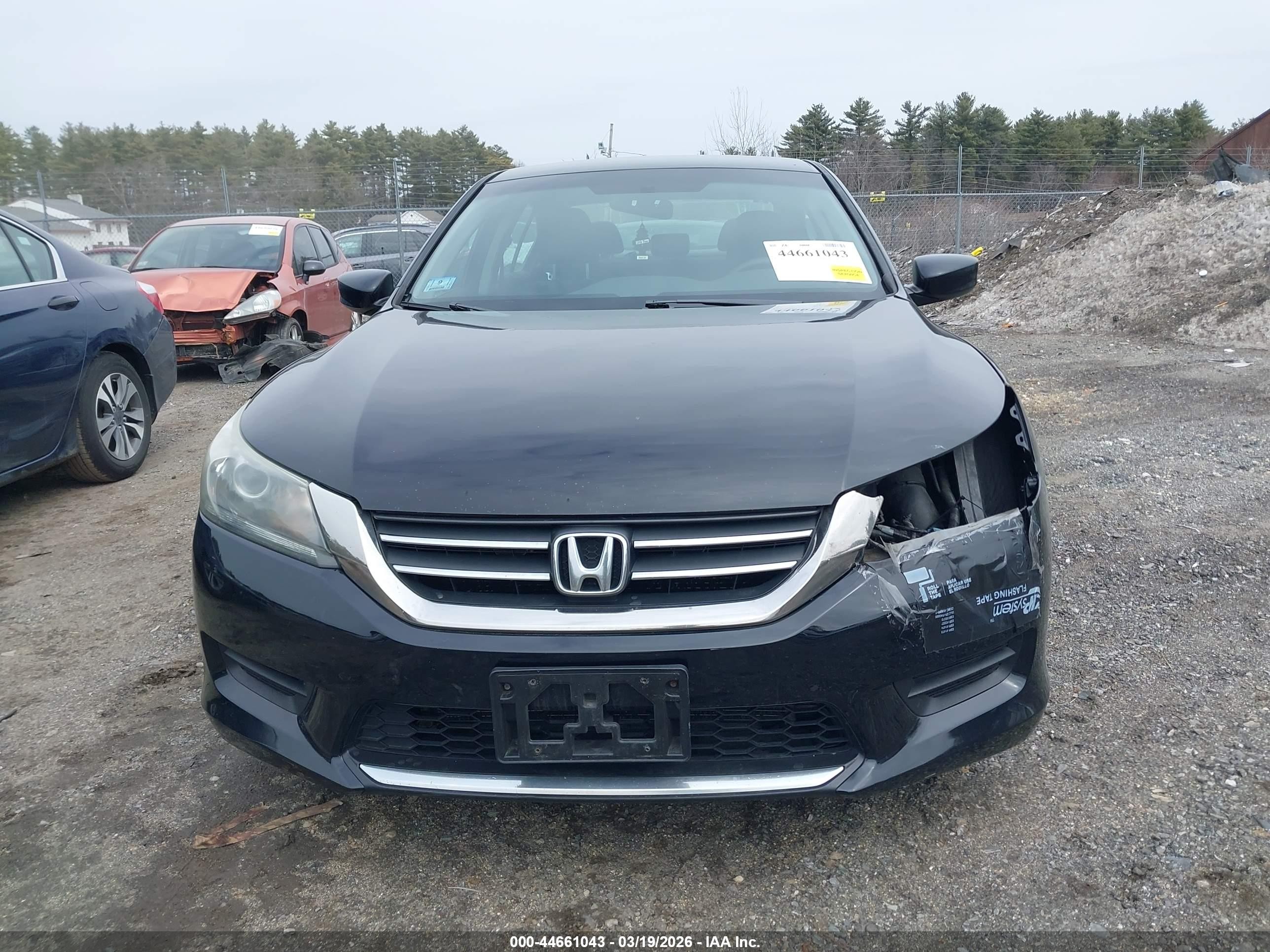 2013 Honda Accord Lx Черный vin: 1HGCR2F37DA198948