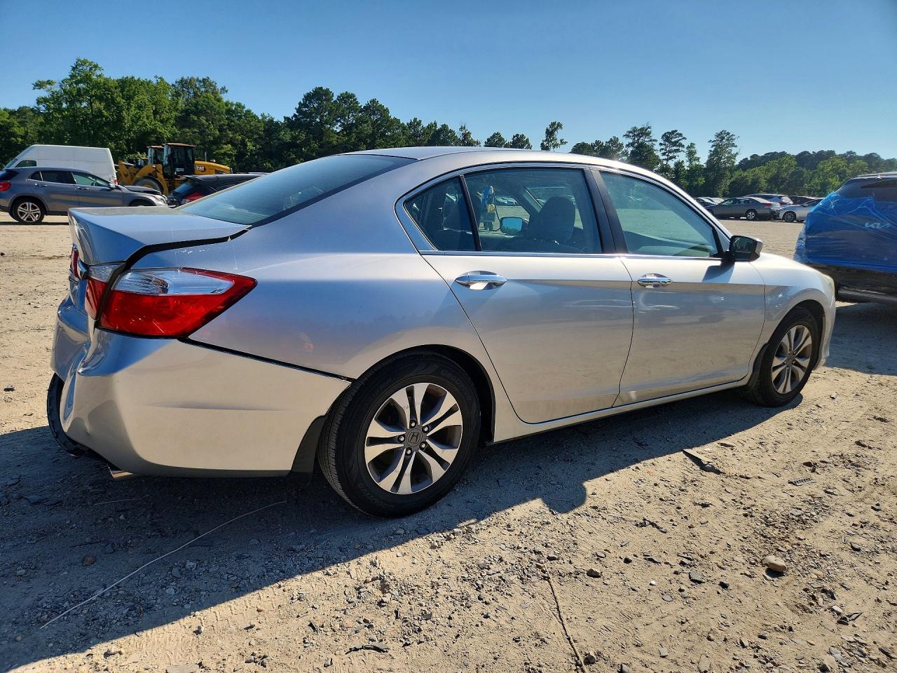 2013 Honda Accord Lx Silver vin: 1HGCR2F37DA206725