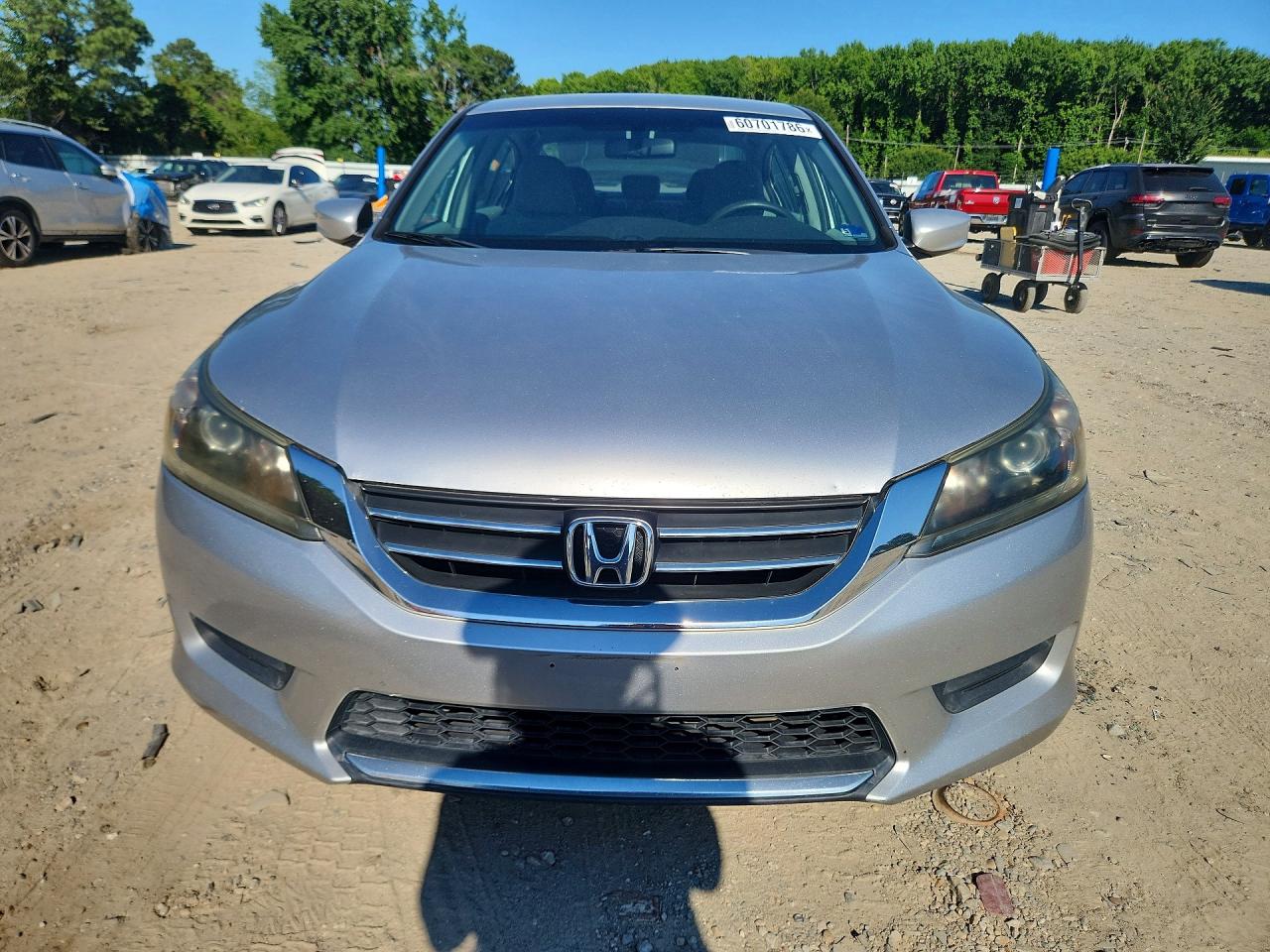 2013 Honda Accord Lx Silver vin: 1HGCR2F37DA206725