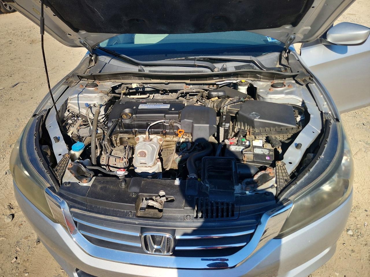 2013 Honda Accord Lx Silver vin: 1HGCR2F37DA206725
