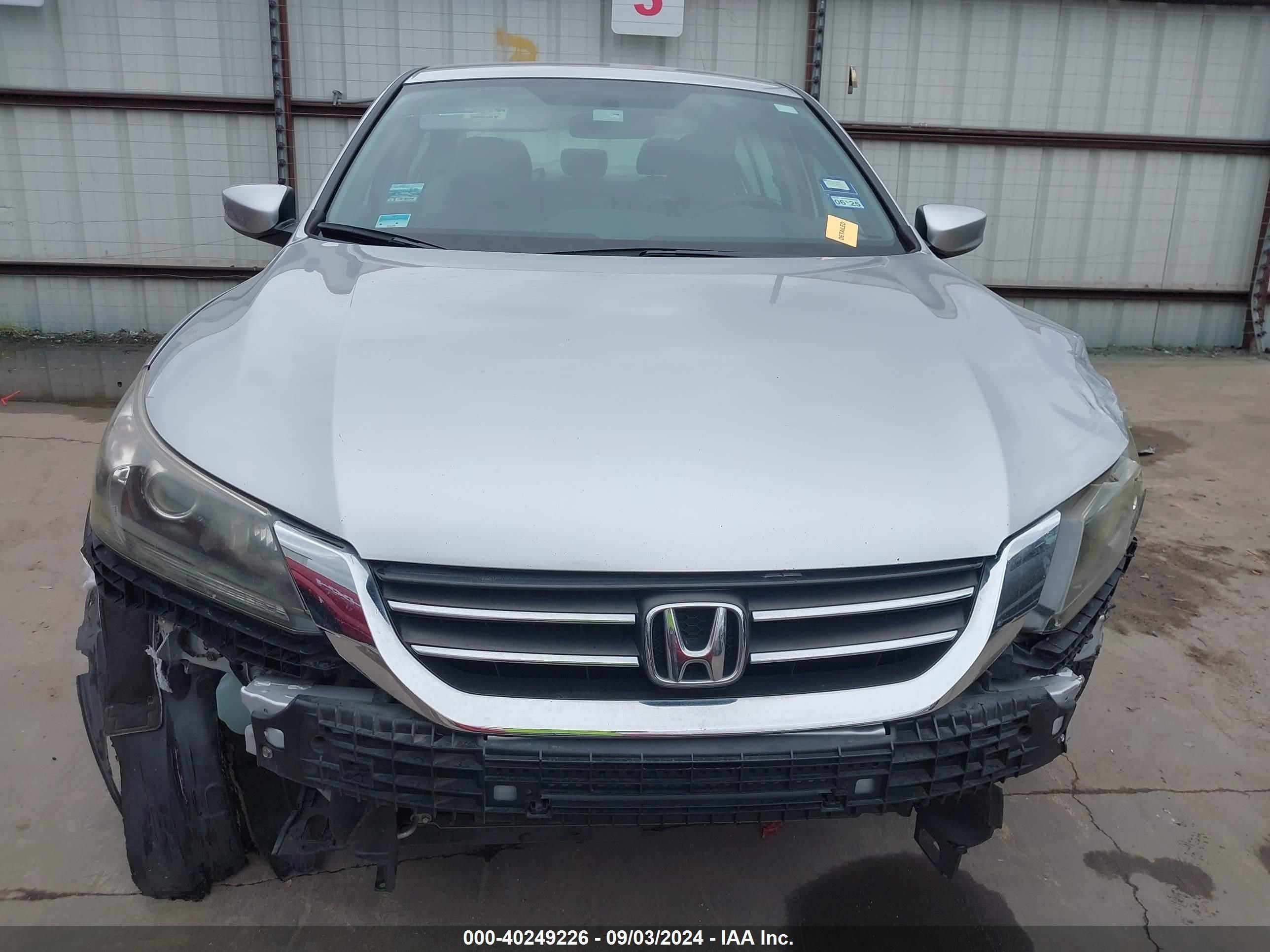 2013 Honda Accord Lx Silver vin: 1HGCR2F37DA216087