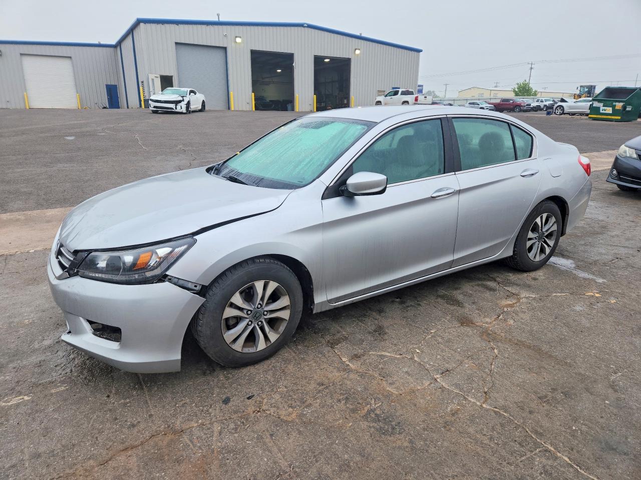 2013 Honda Accord Lx Silver vin: 1HGCR2F37DA216087