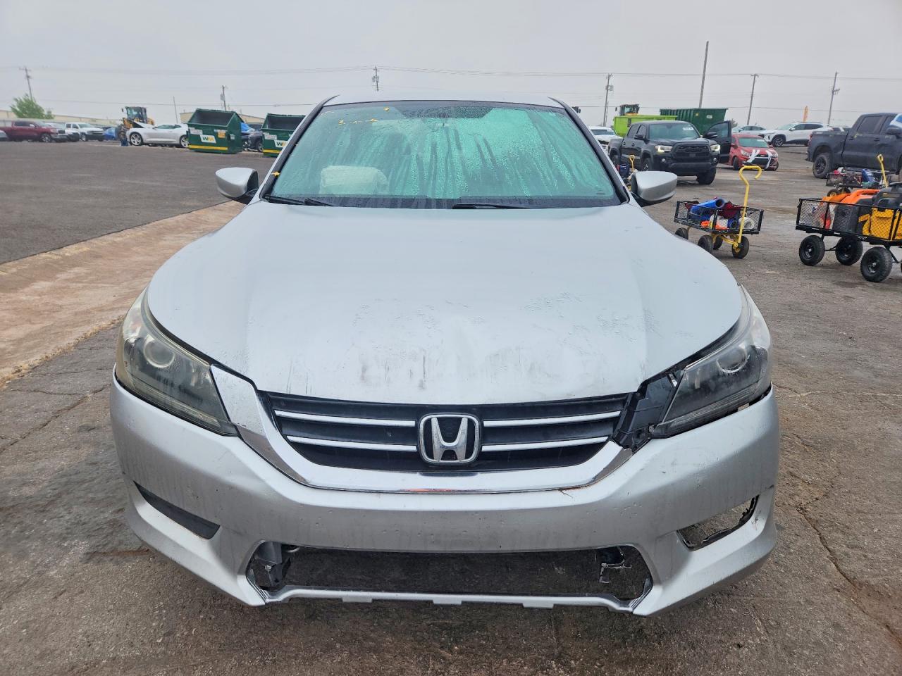 2013 Honda Accord Lx Silver vin: 1HGCR2F37DA216087
