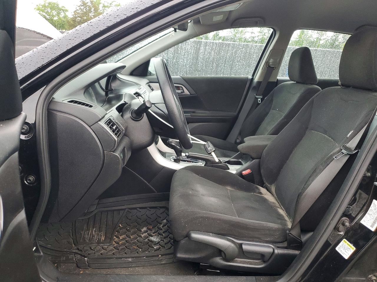 2013 Honda Accord Lx Black vin: 1HGCR2F37DA220379