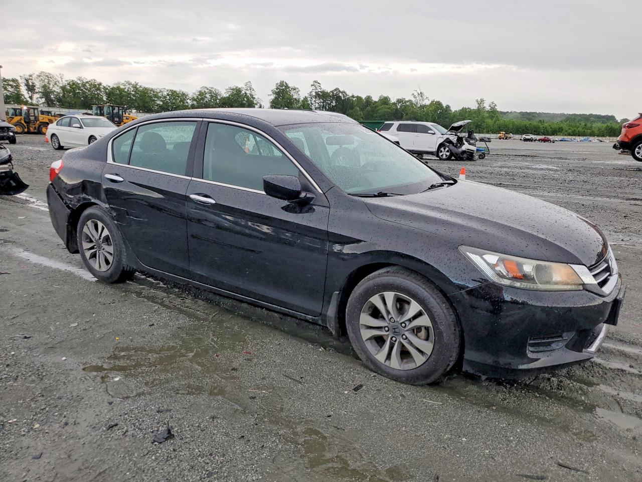 2013 Honda Accord Lx Black vin: 1HGCR2F37DA220379