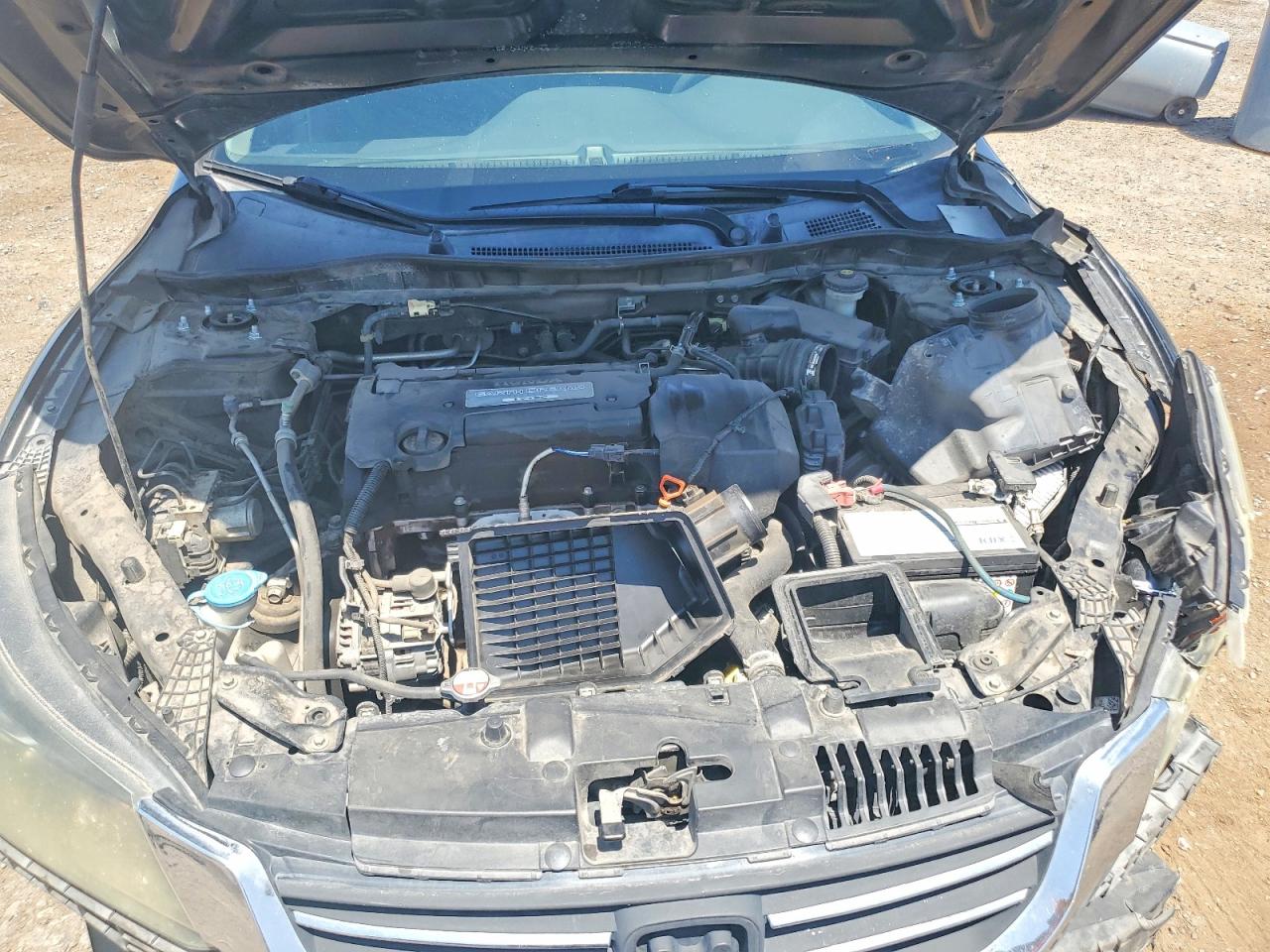 2013 Honda Accord Lx Black vin: 1HGCR2F37DA235982