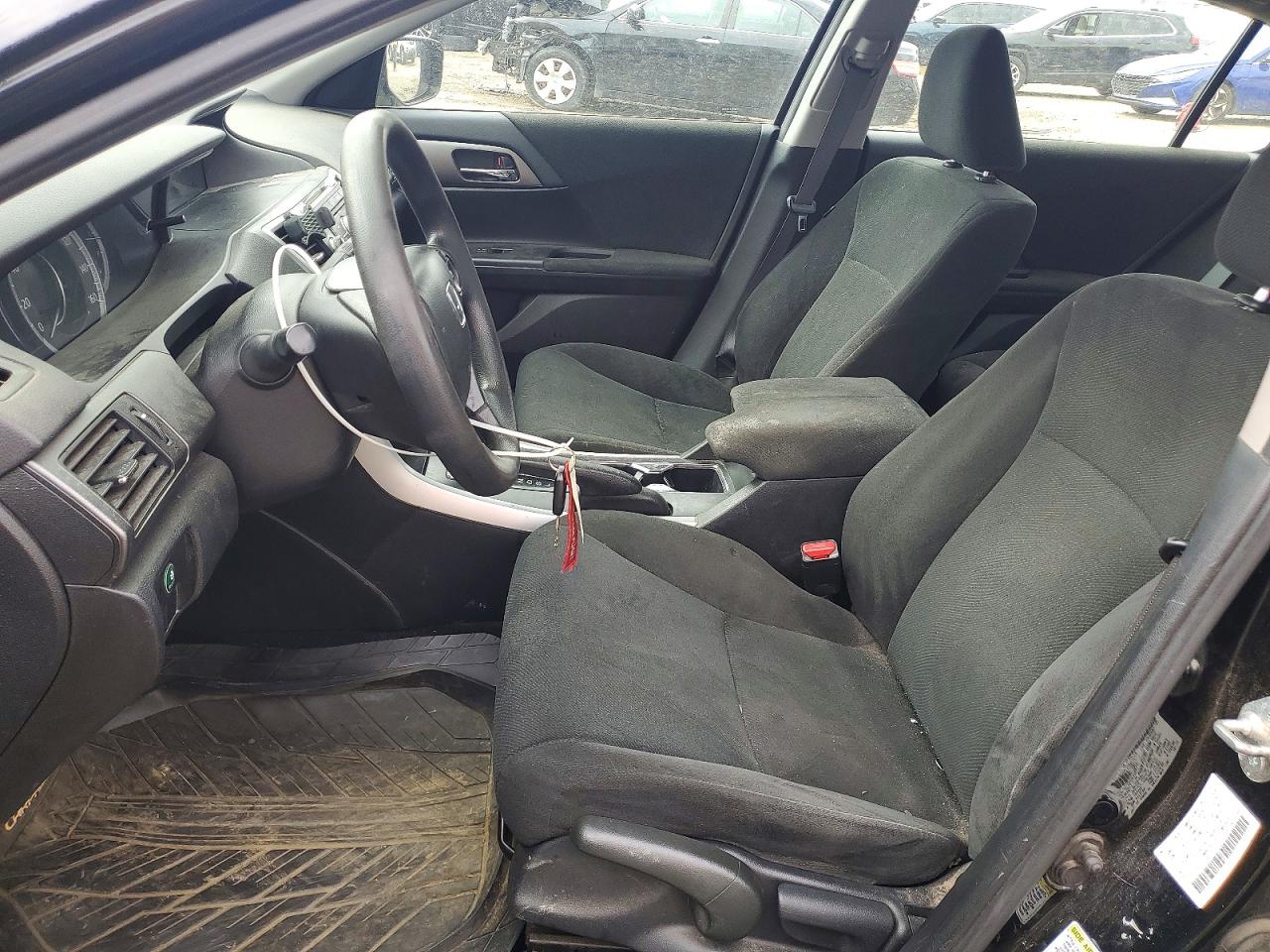 2013 Honda Accord Lx Black vin: 1HGCR2F37DA240129