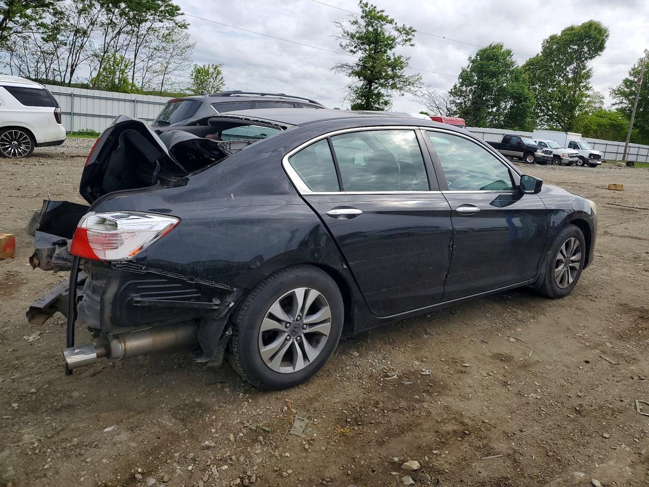 2013 Honda Accord Lx Black vin: 1HGCR2F37DA240129