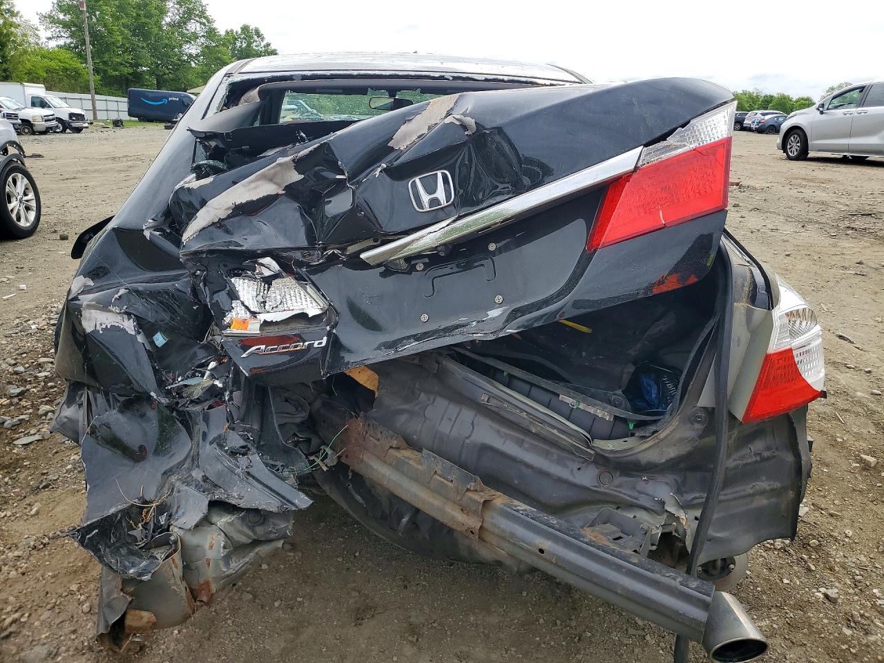 2013 Honda Accord Lx Black vin: 1HGCR2F37DA240129