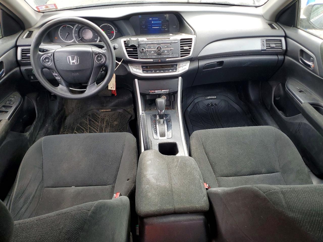 2013 Honda Accord Lx Black vin: 1HGCR2F37DA240129