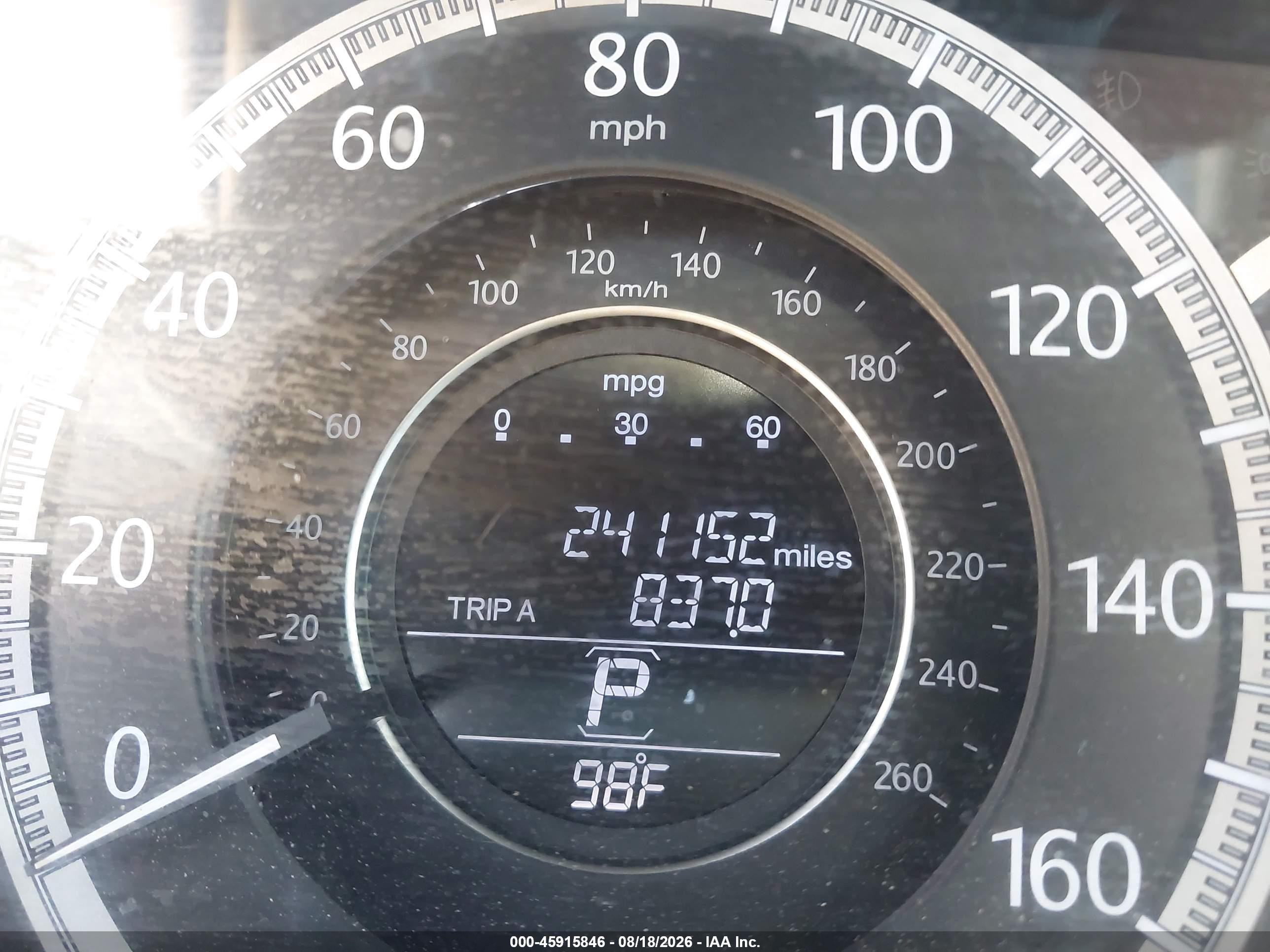 2013 Honda Accord Lx Black vin: 1HGCR2F37DA244472