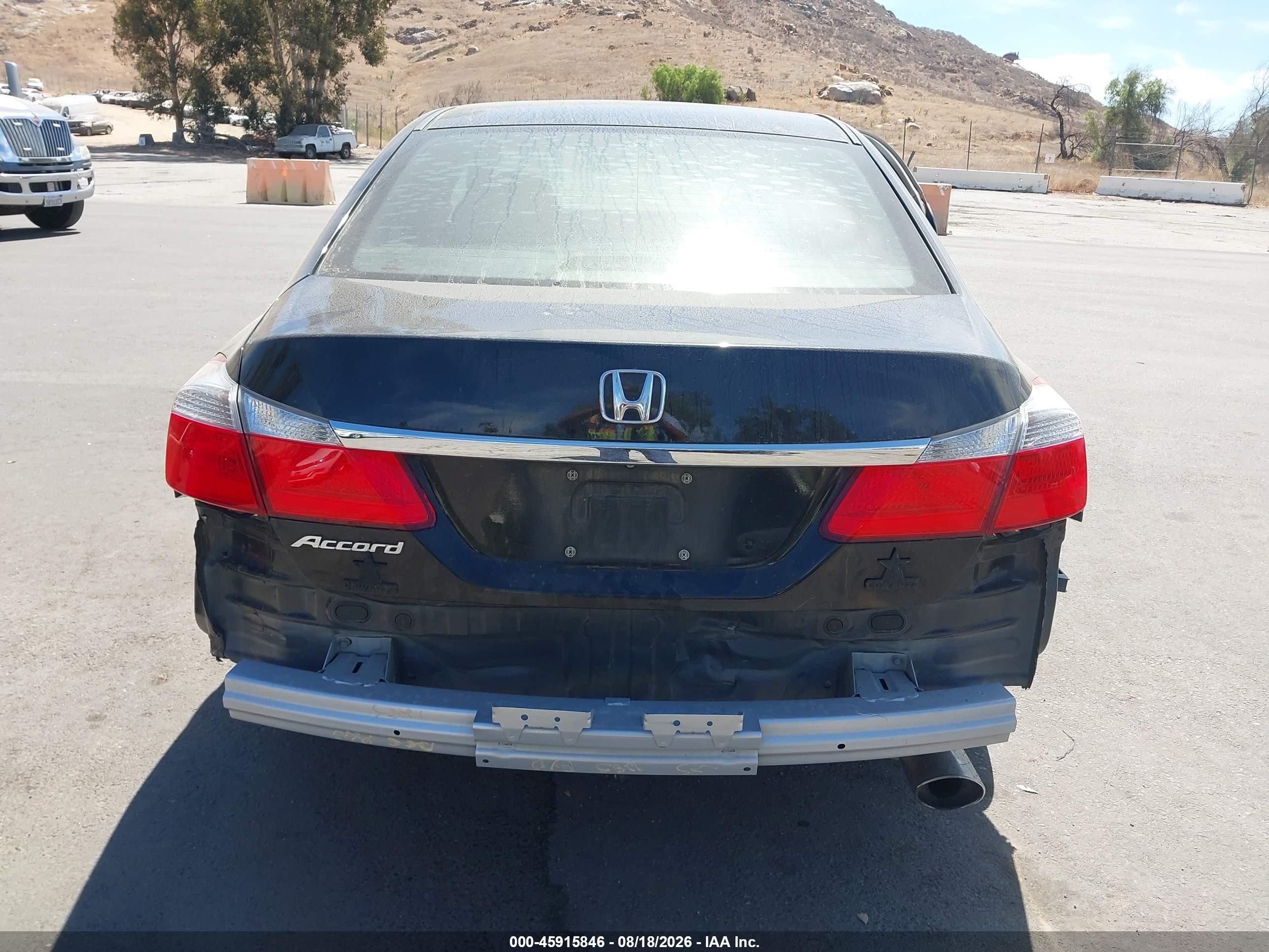 2013 Honda Accord Lx Black vin: 1HGCR2F37DA244472
