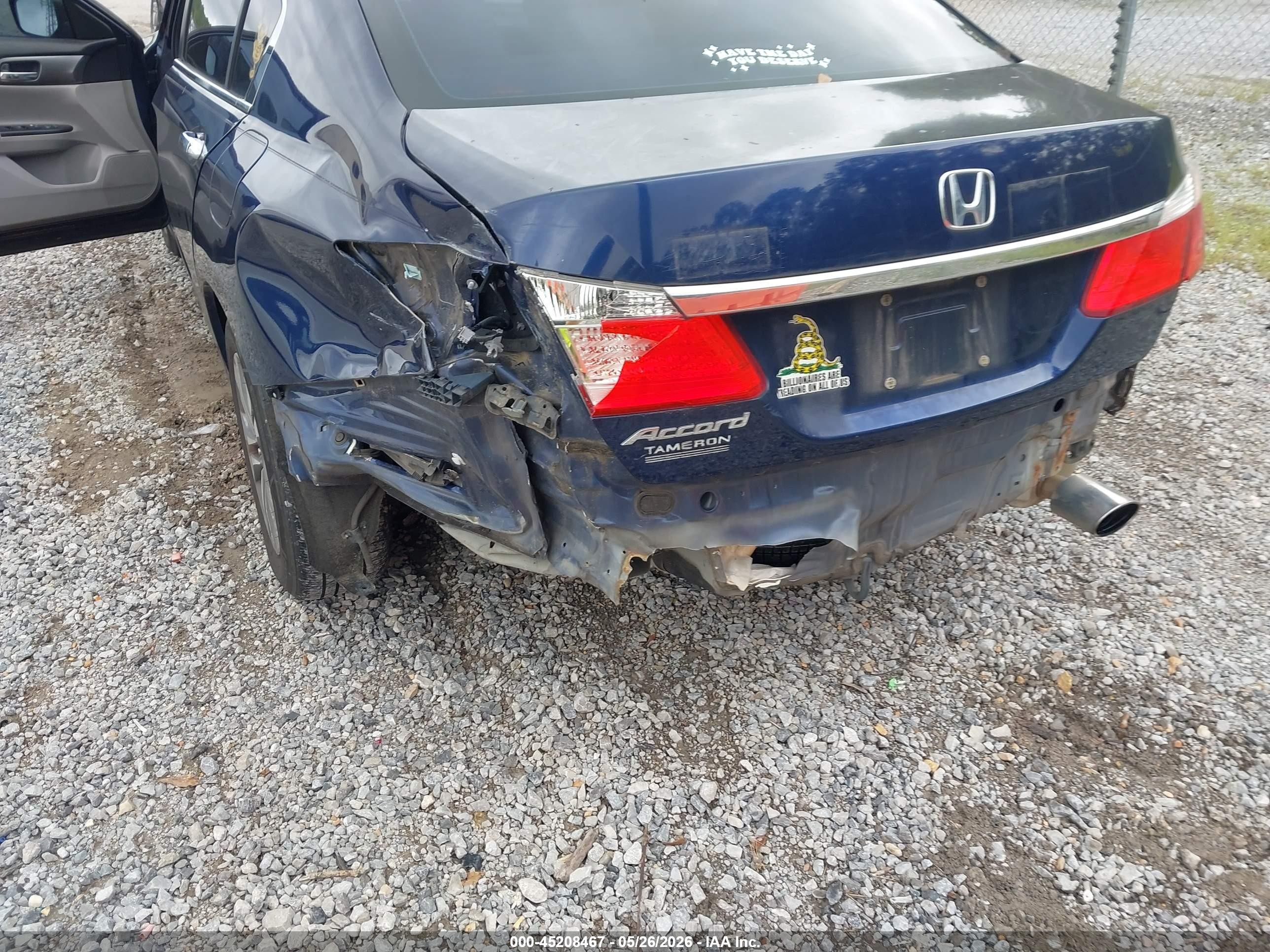 2013 Honda Accord Lx Dark Blue vin: 1HGCR2F37DA248599