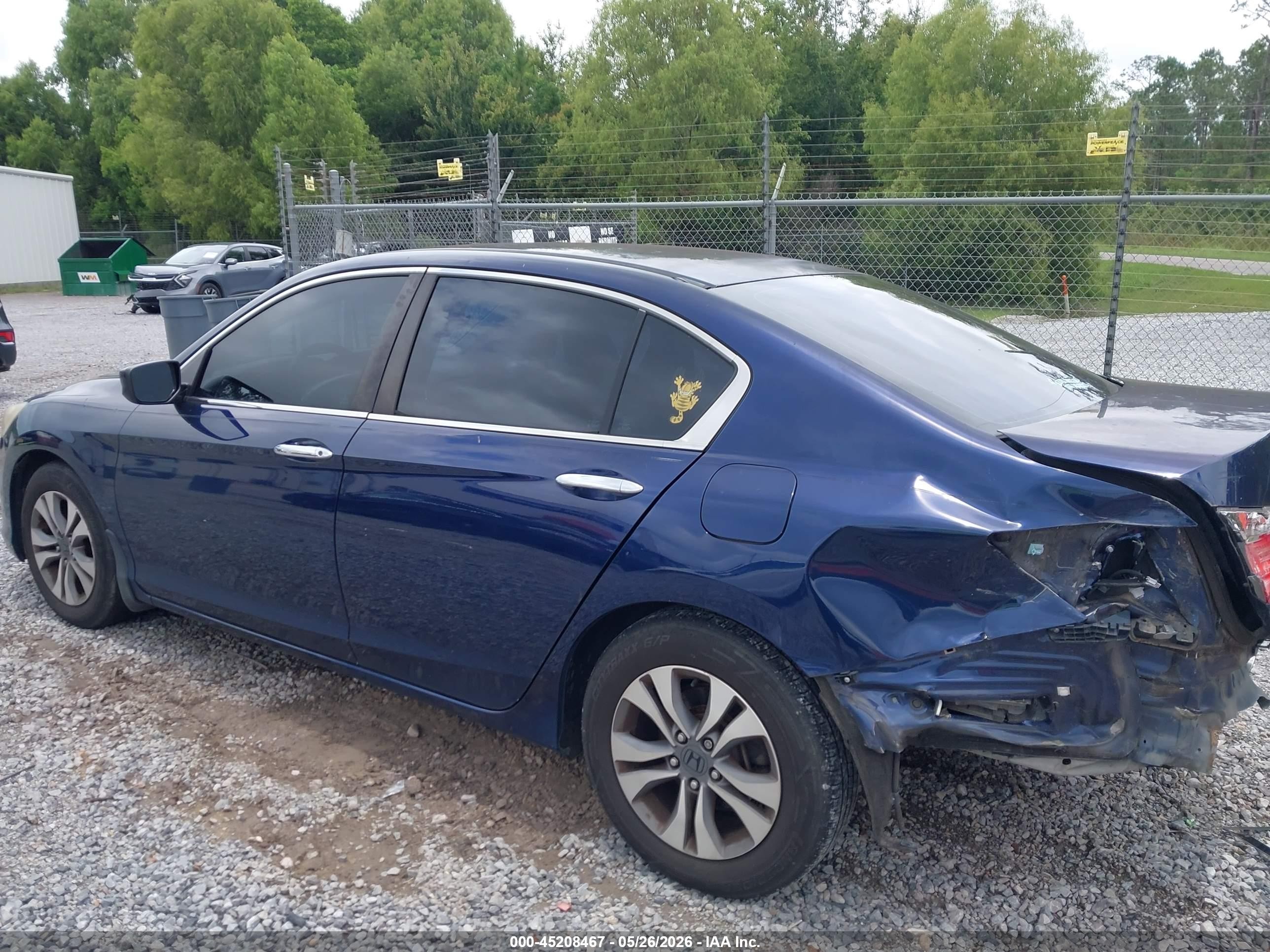 2013 Honda Accord Lx Dark Blue vin: 1HGCR2F37DA248599