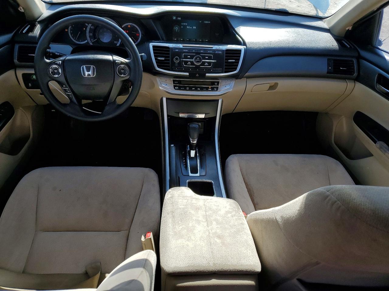 2013 Honda Accord Lx White vin: 1HGCR2F37DA254628