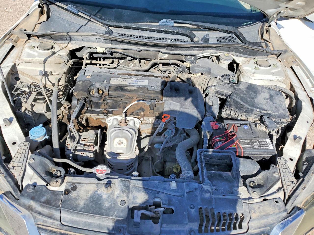 2013 Honda Accord Lx White vin: 1HGCR2F37DA254628