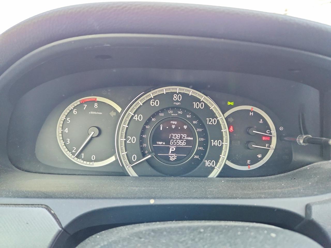 2013 Honda Accord Lx Gray vin: 1HGCR2F37DA258663
