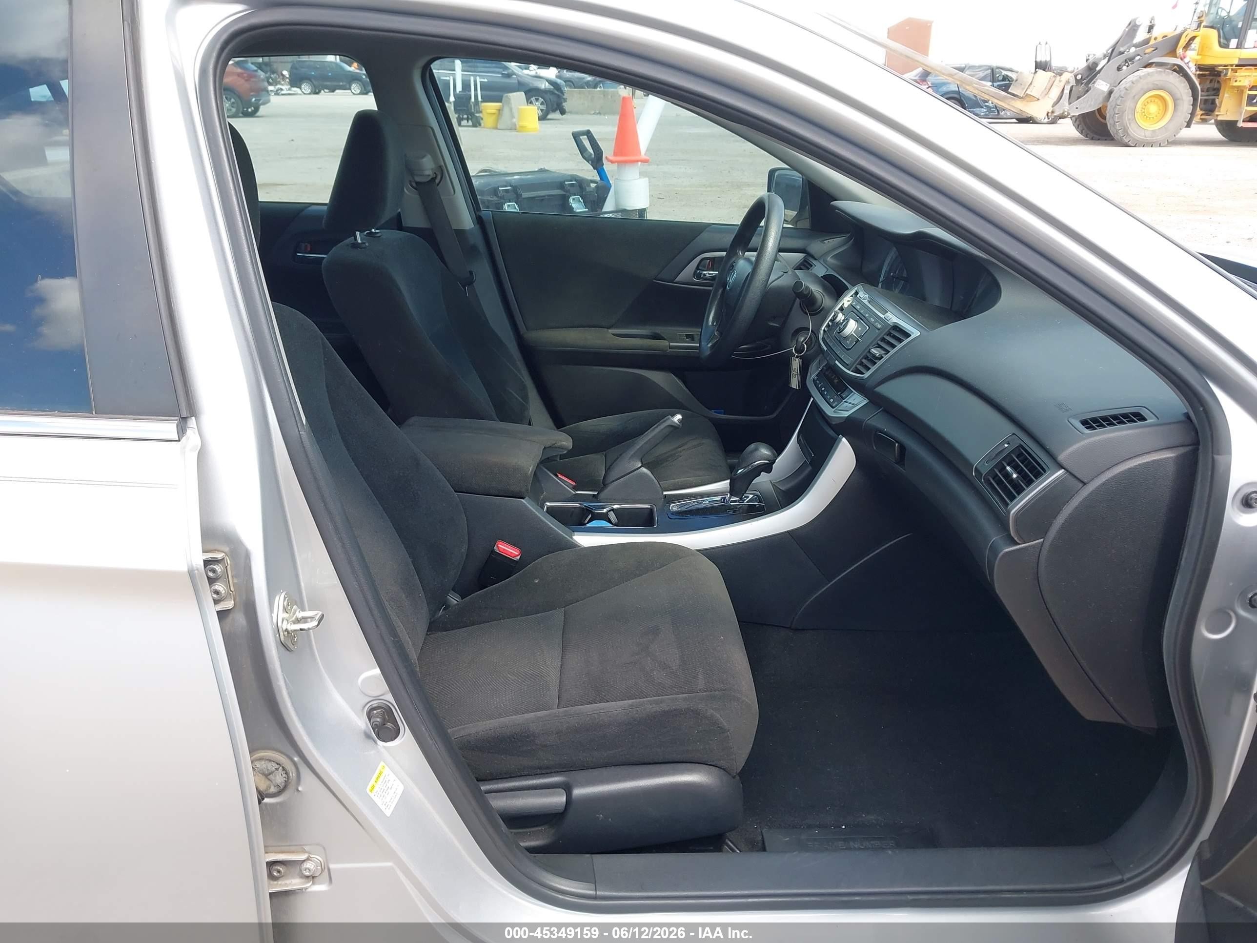 2013 Honda Accord Lx Gray vin: 1HGCR2F37DA261059