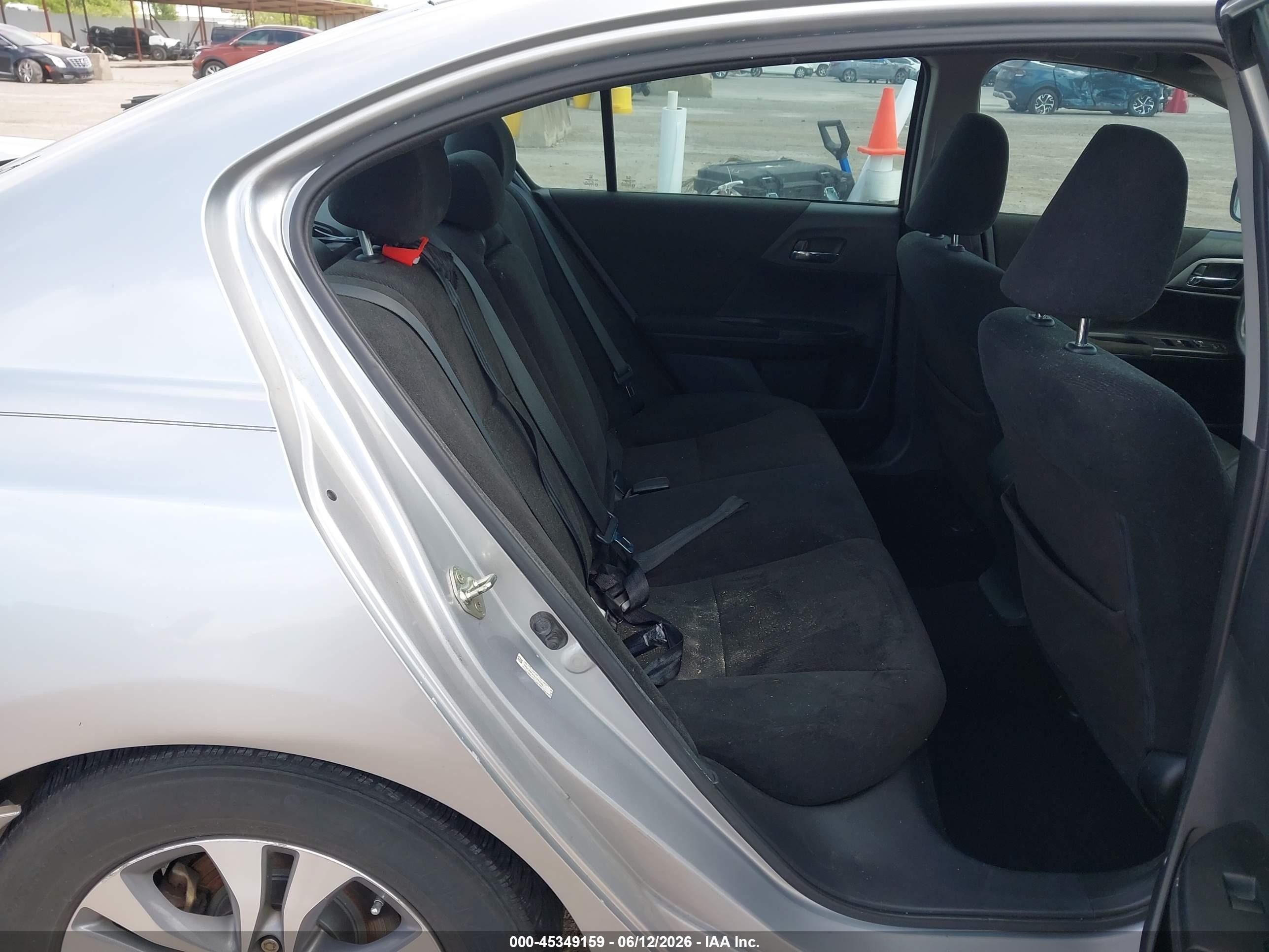2013 Honda Accord Lx Gray vin: 1HGCR2F37DA261059